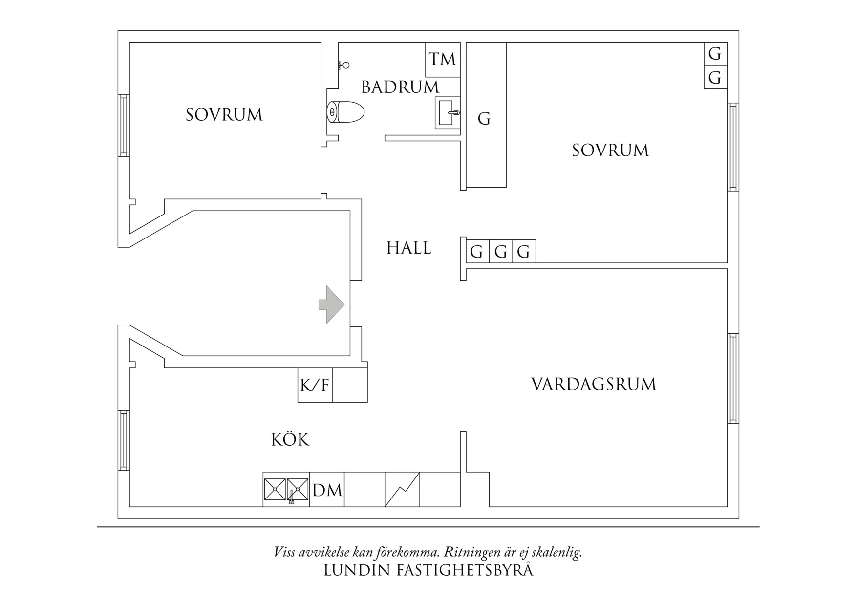 Planritning 1 Nedre Matrosgatan 7