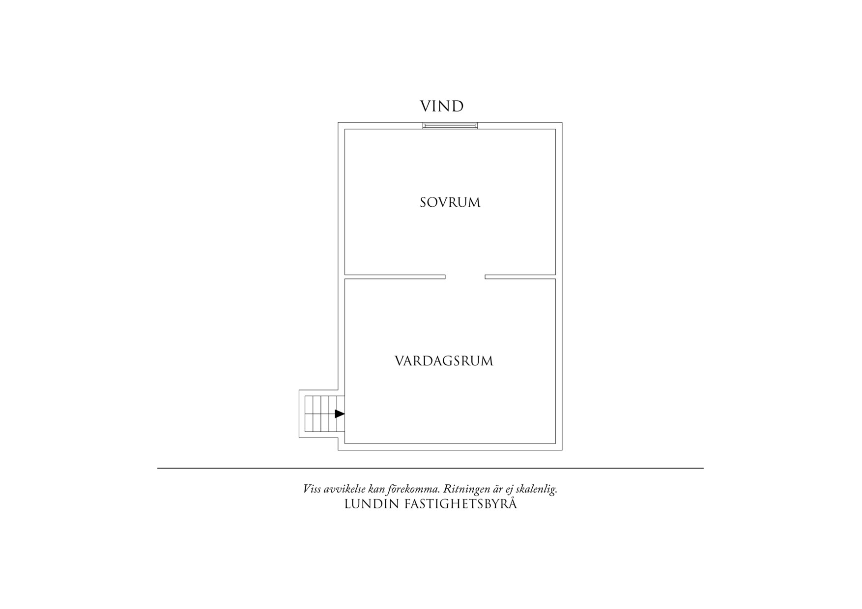 Planritning 3 Brödragatan 6 A