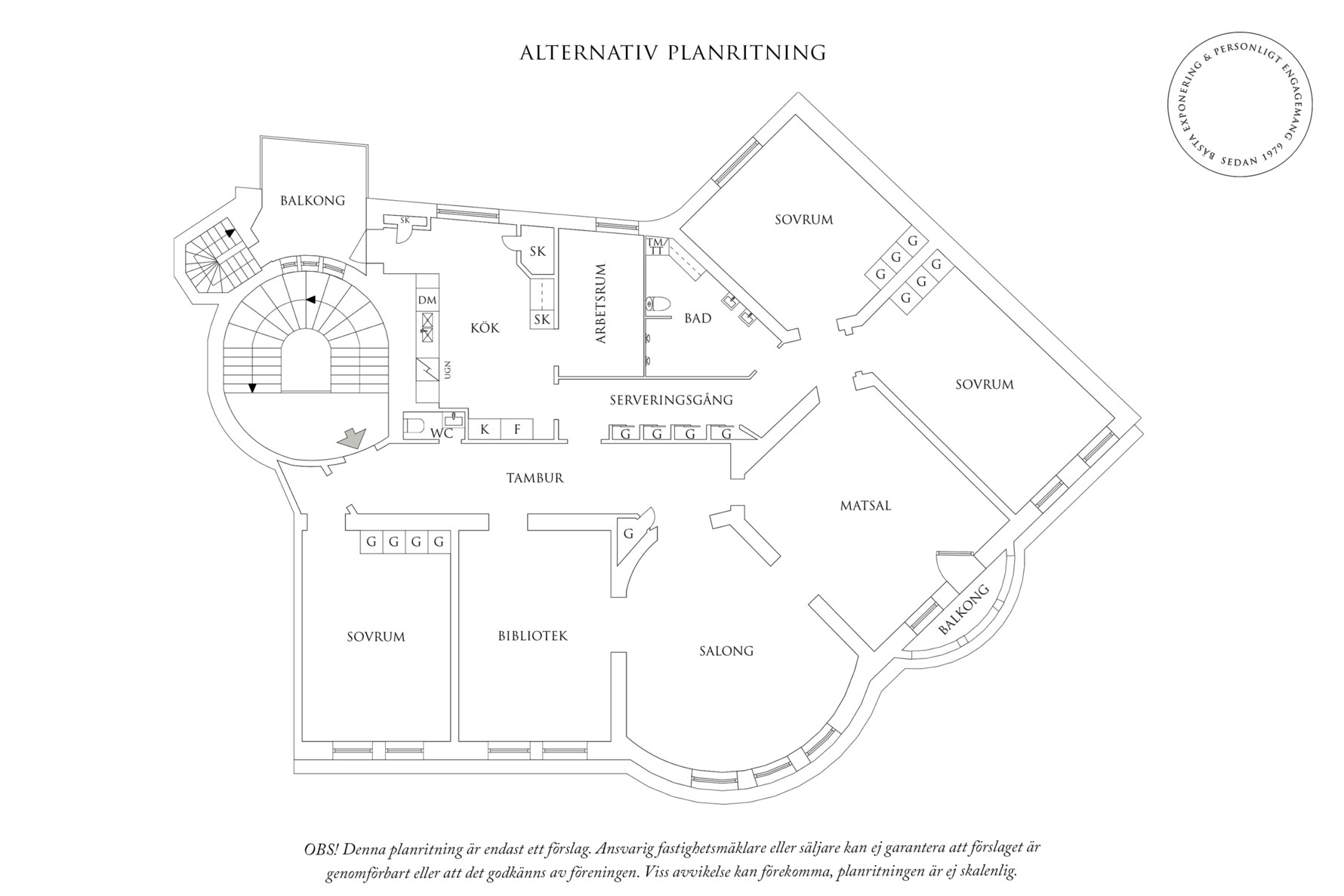 Alternativ planlösning
