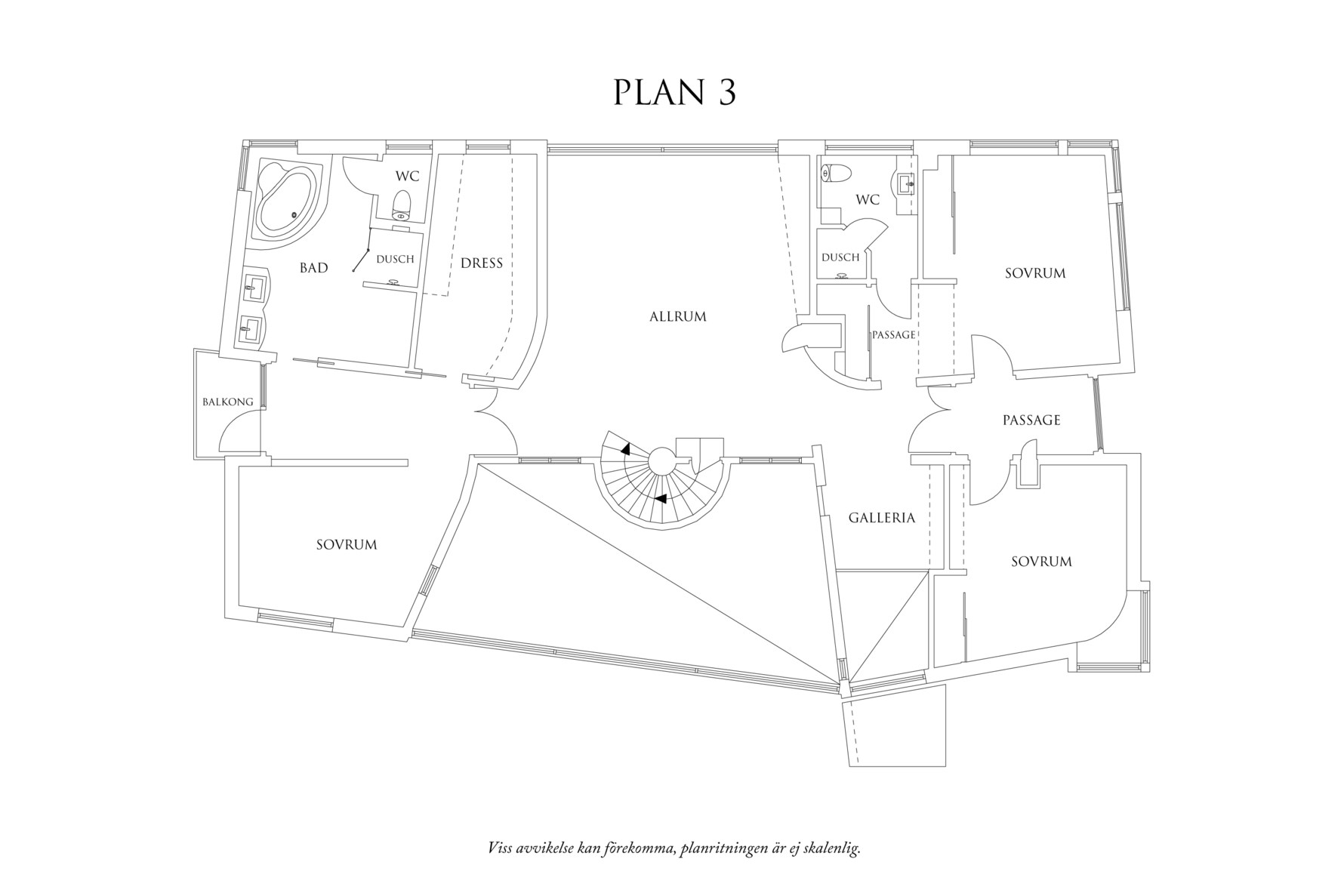 Planritning 3 Stensjöberg 23