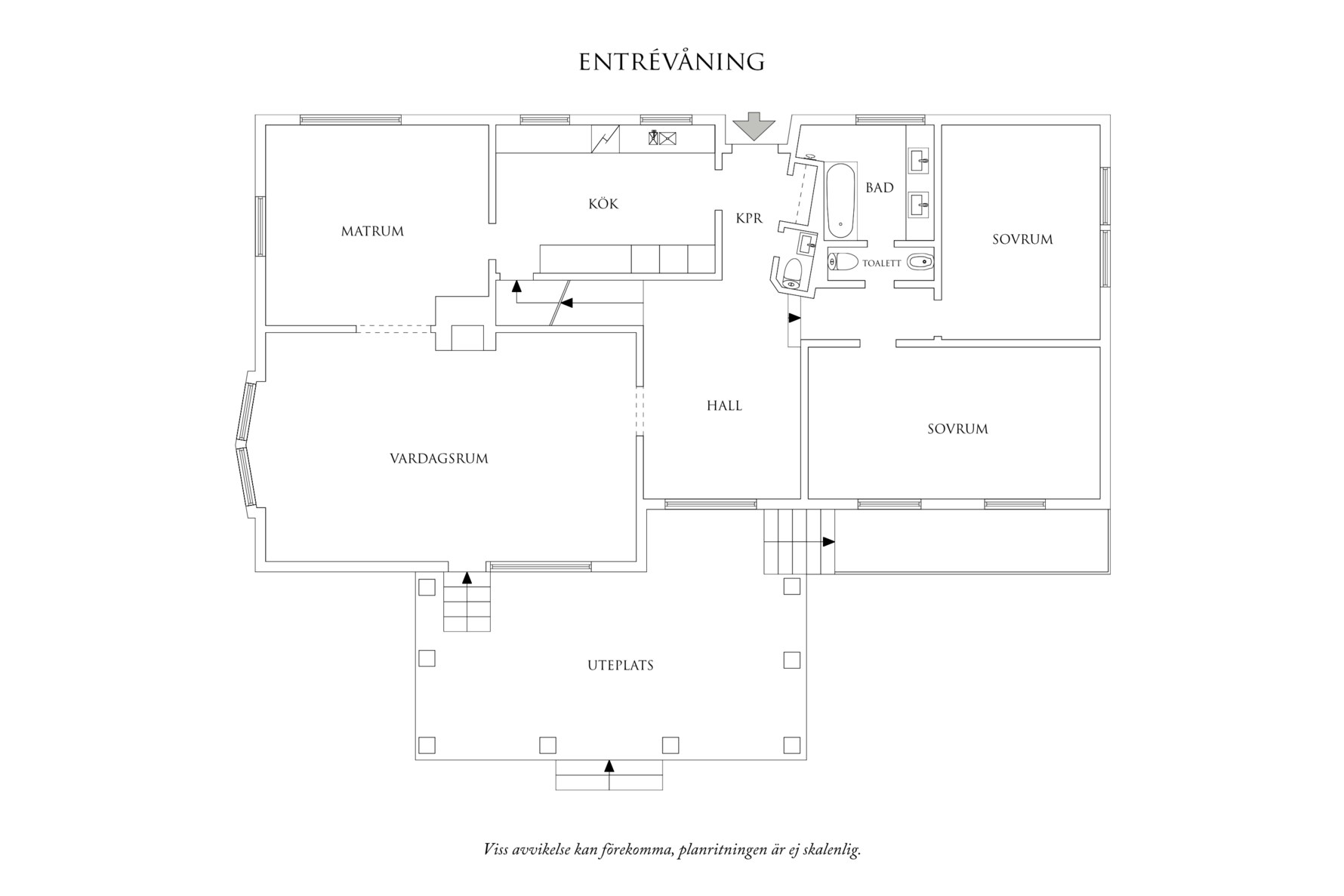 Planritning 1 Höjdvägen 15