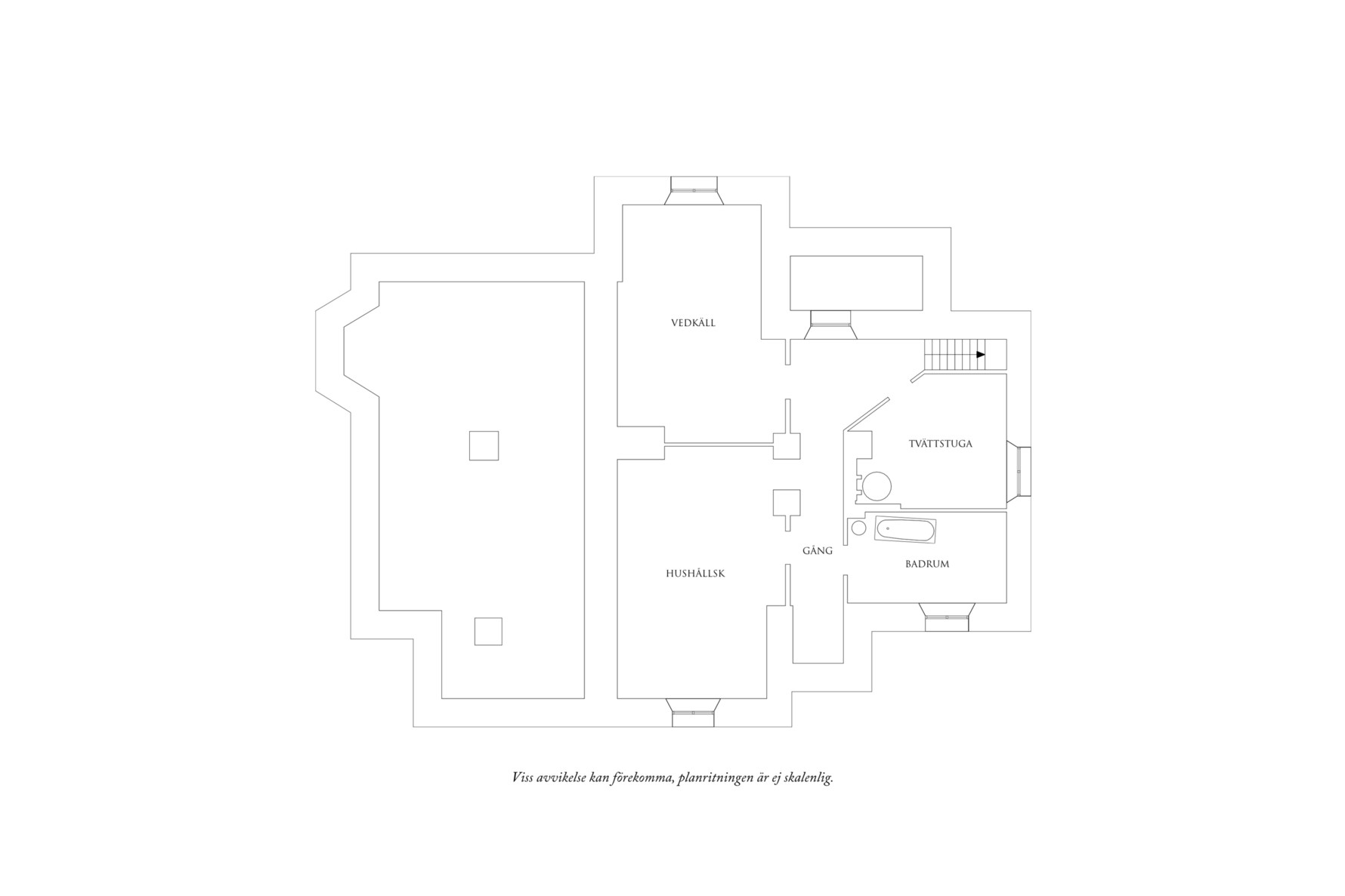 Planritning 3 Haråsvägen 4A