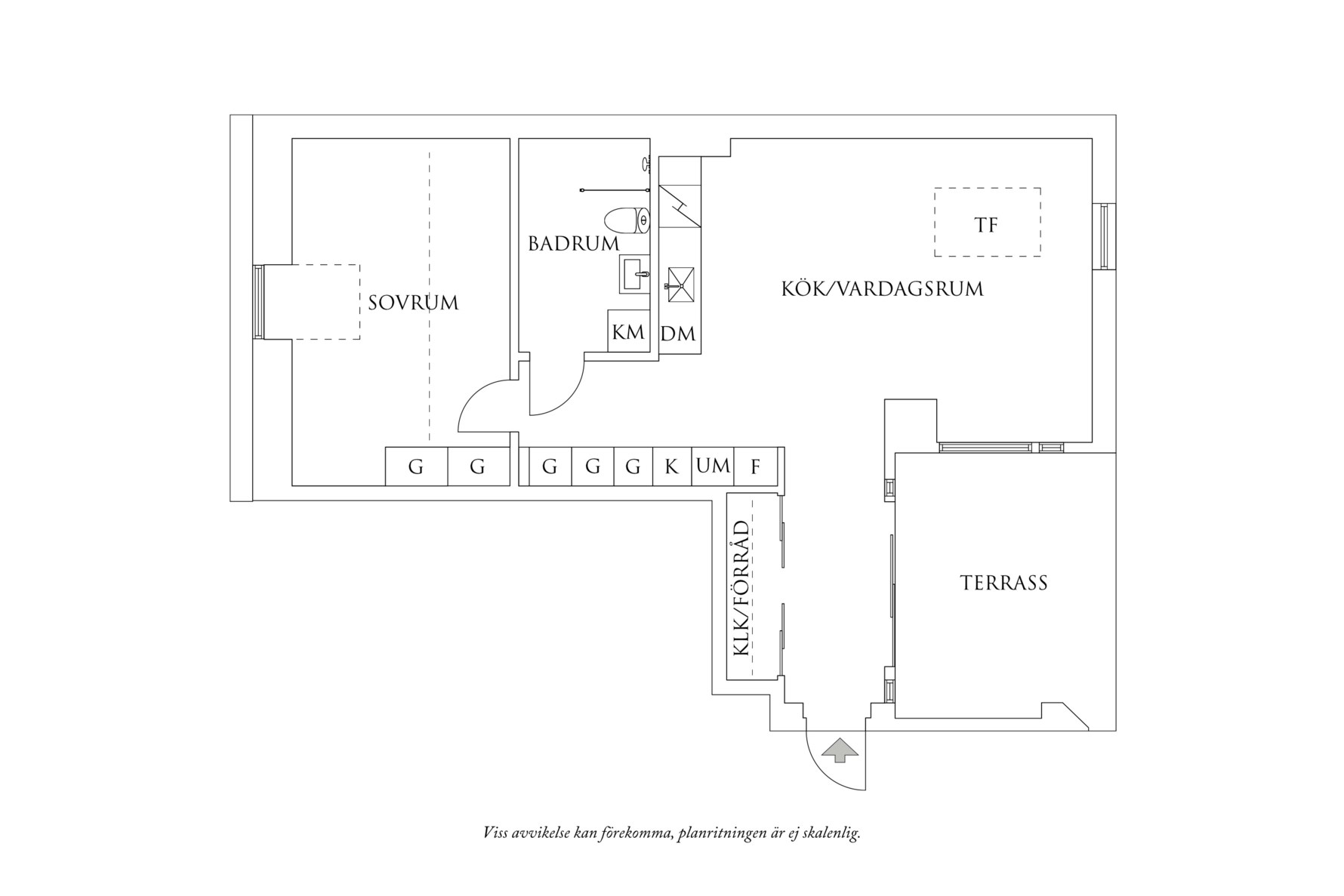 Planritning 1 Nordenskiöldsgatan 24