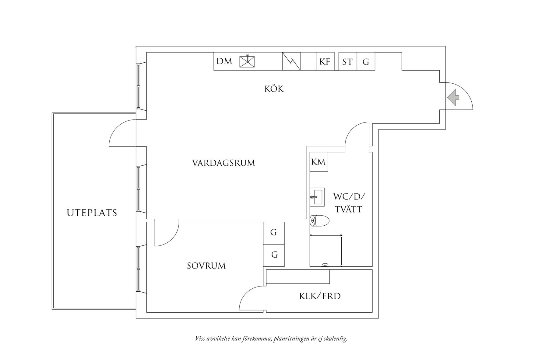 Planritning 1 Sjupundsgatan 43