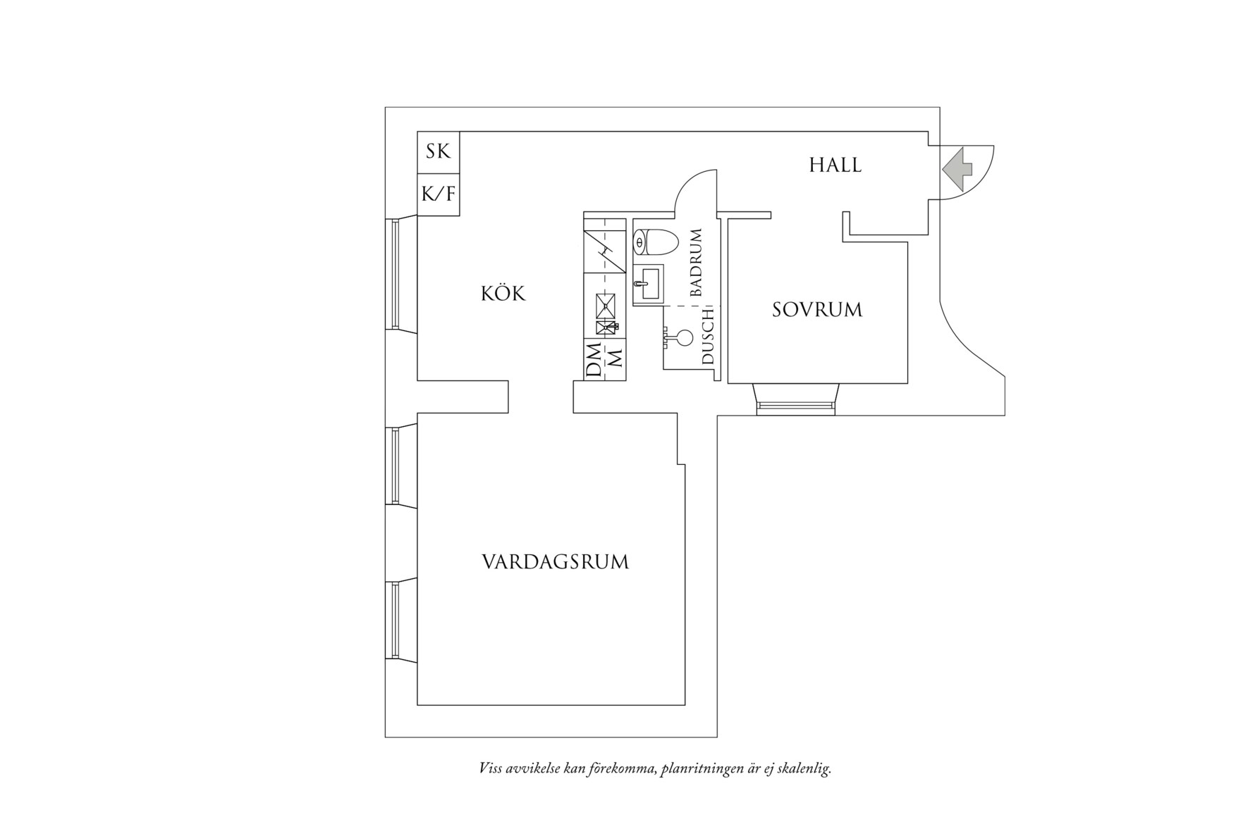 Nuvarande planlösning