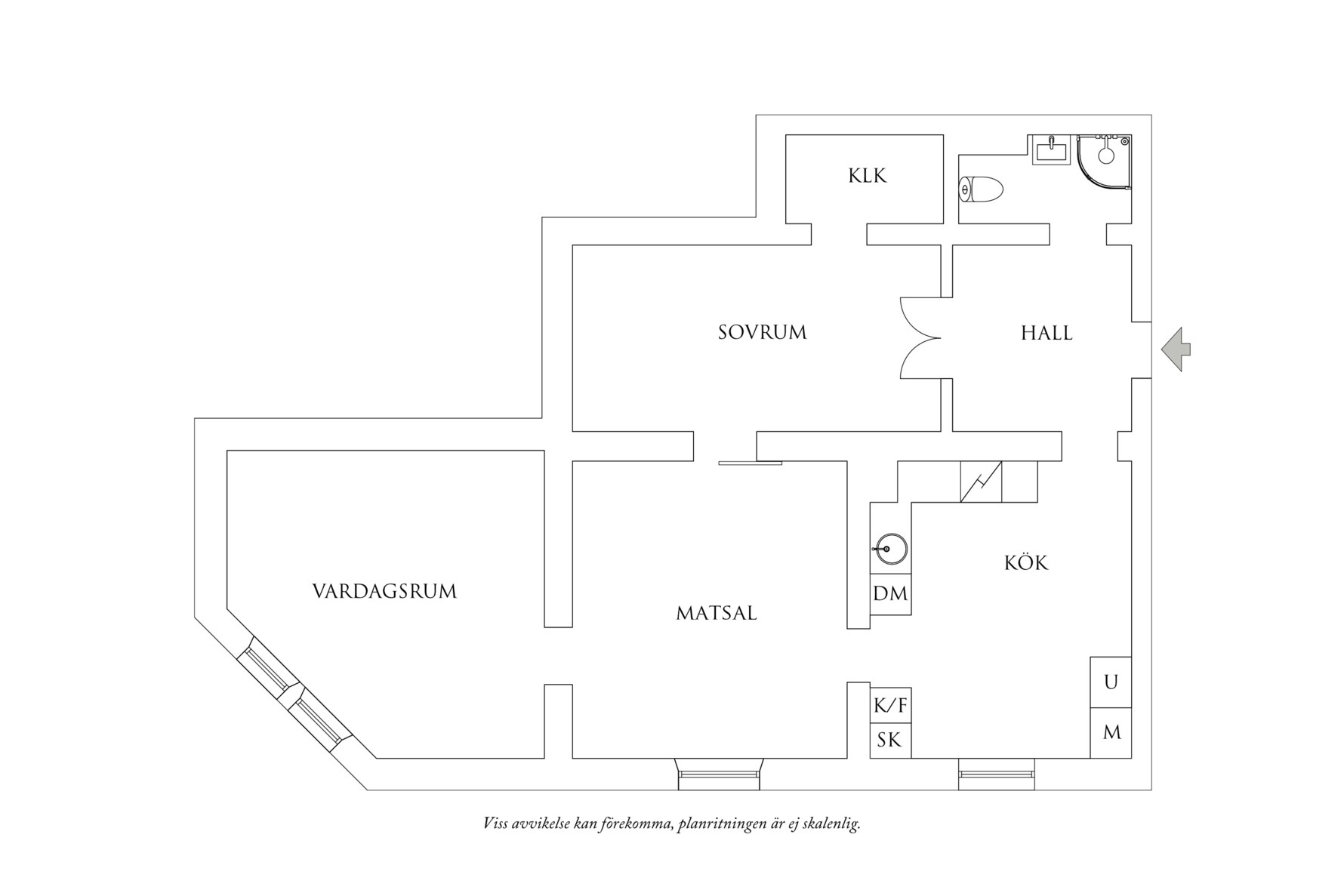 Planritning 1 Västgötagatan 11