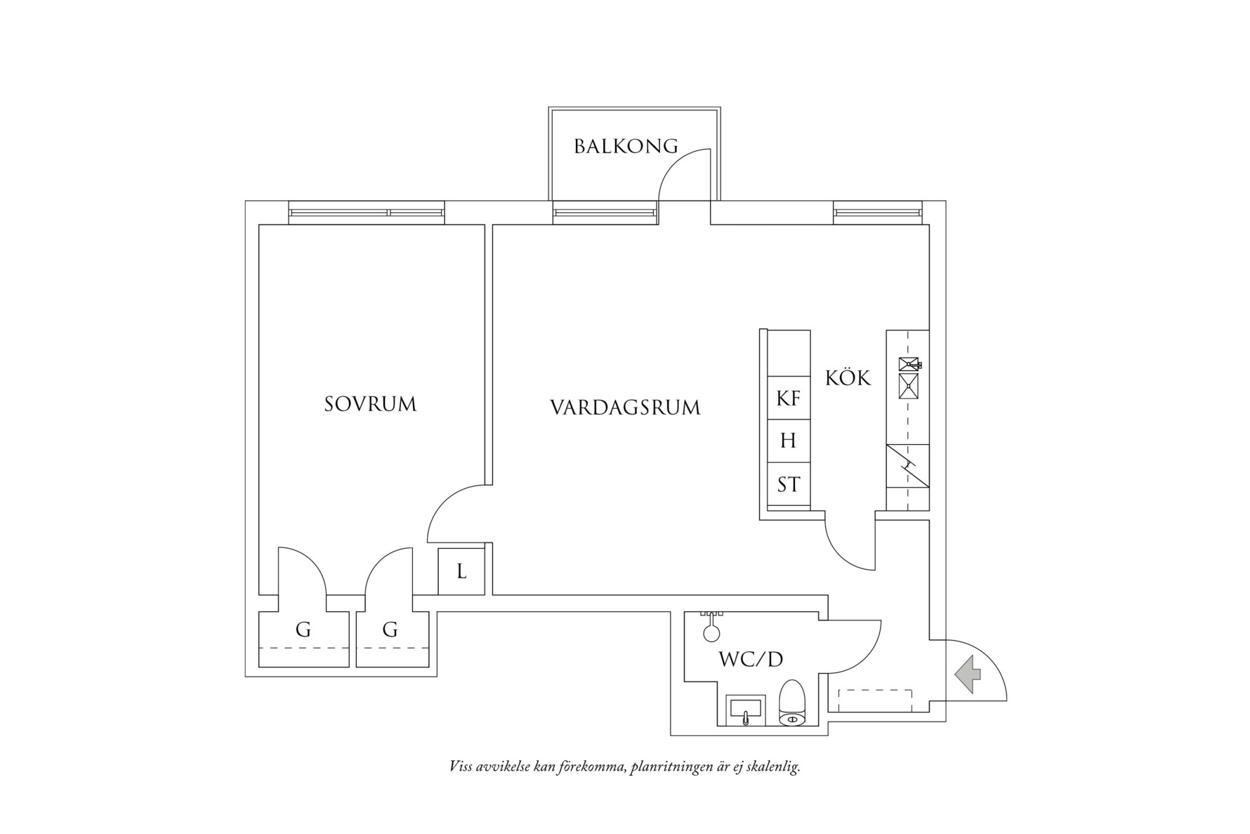Planritning 1 Spaldingsgatan 3