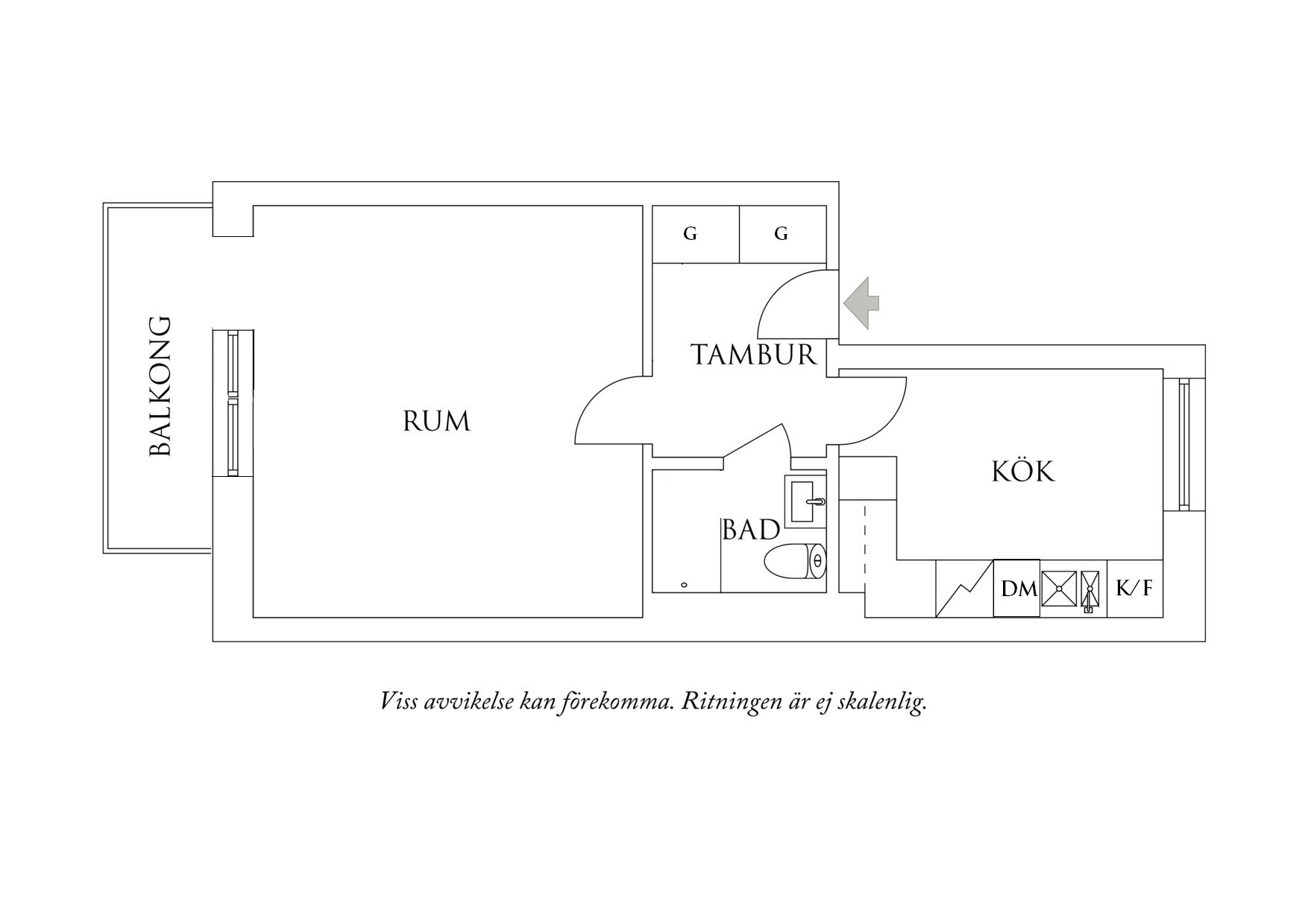 Planritning 1 Ulfsparregatan 9B