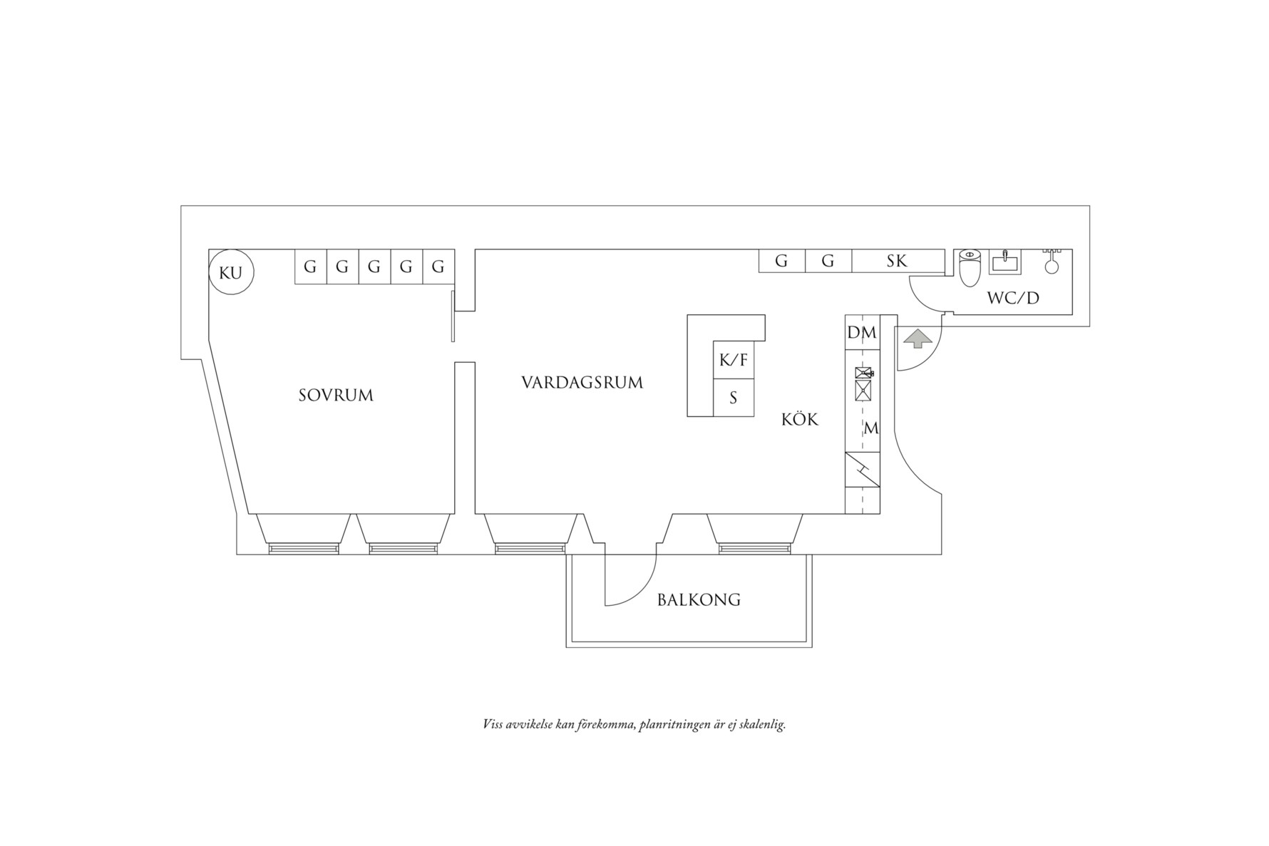 Planritning 1 Nordhemsgatan 69B