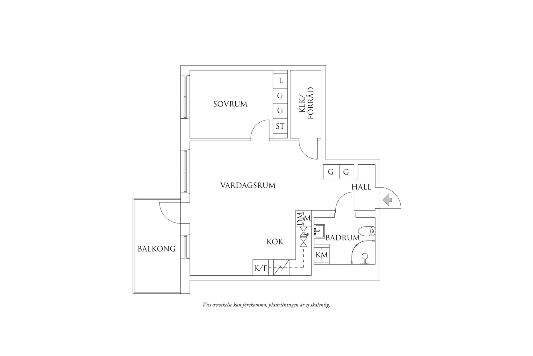 Planritning 1 Grafiska Vägen 4A