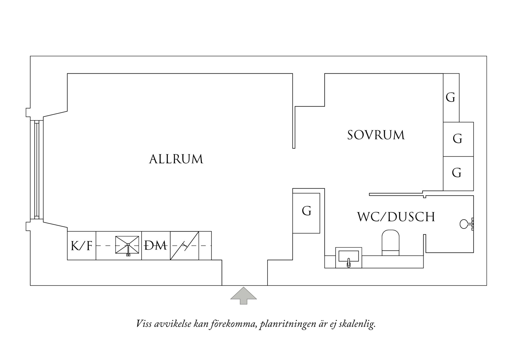 Planritning 1 Ålandsgatan 6