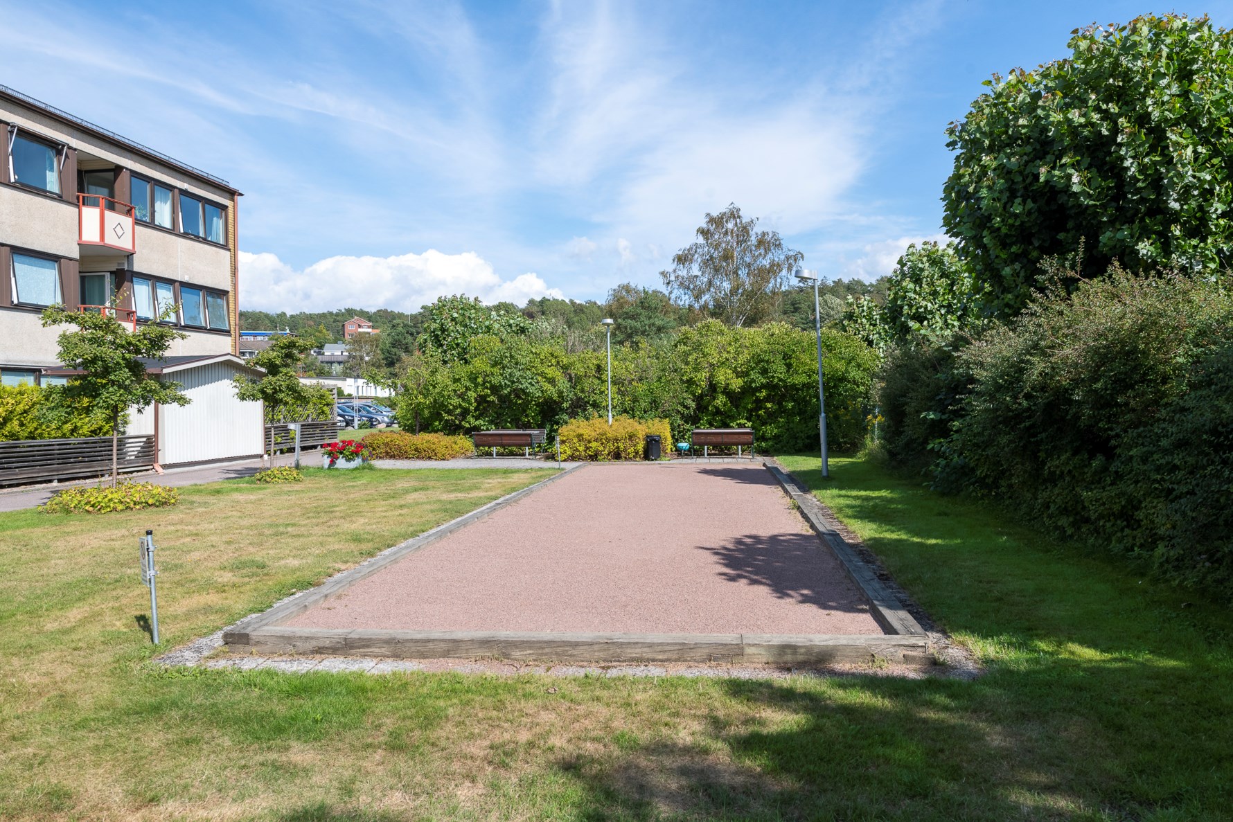 Föreningens egen Boulebana