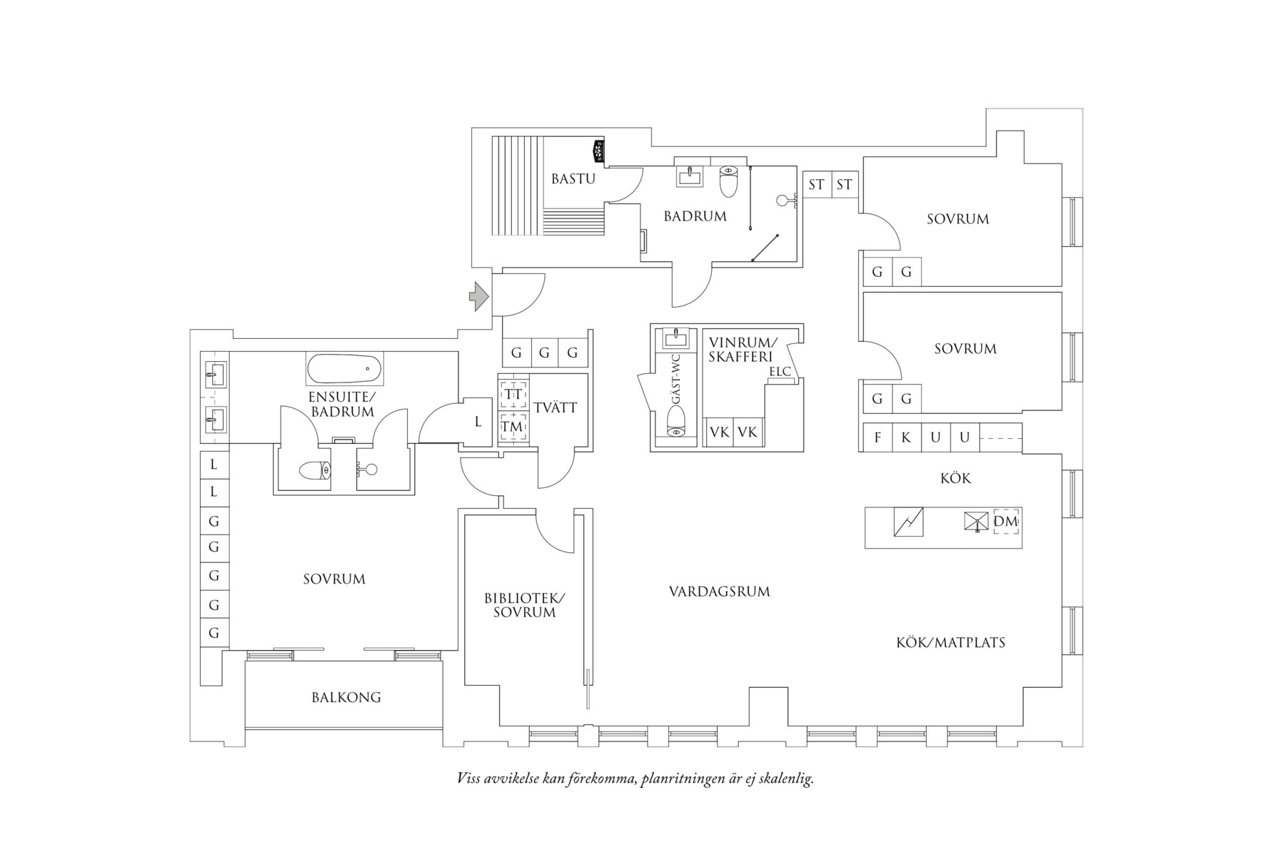 Planritning 1 Lodjursstråket 1