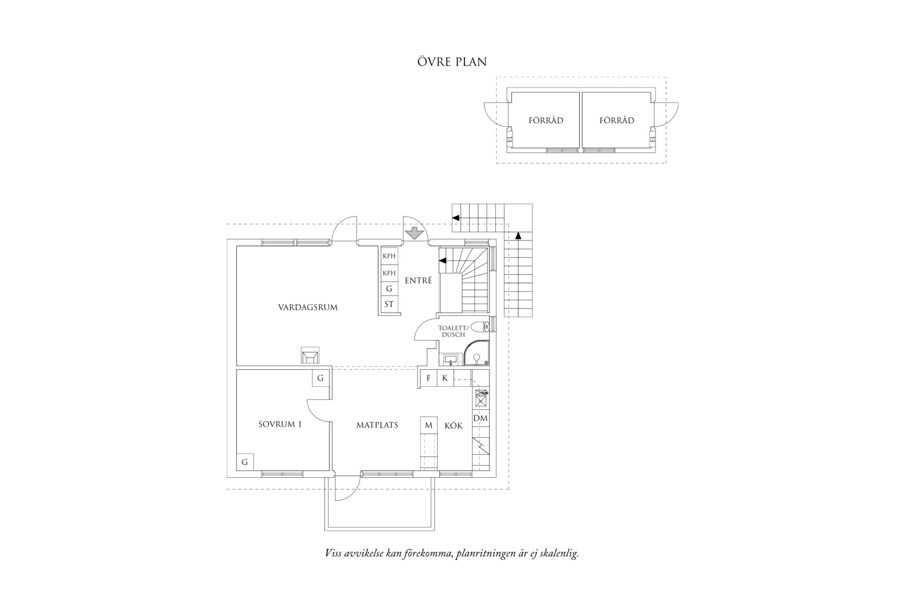 Planritning 1 Fotspårsvägen 9