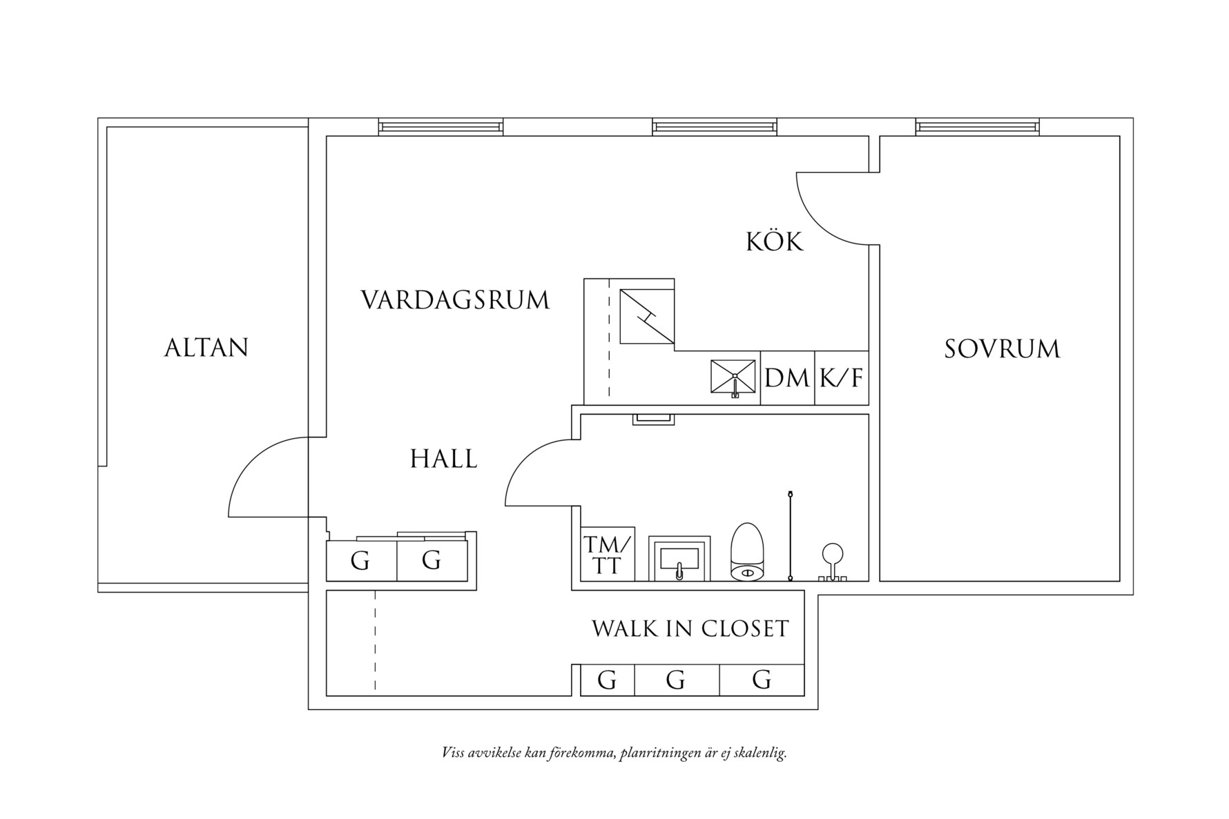 Planritning 1 Nya allén 4