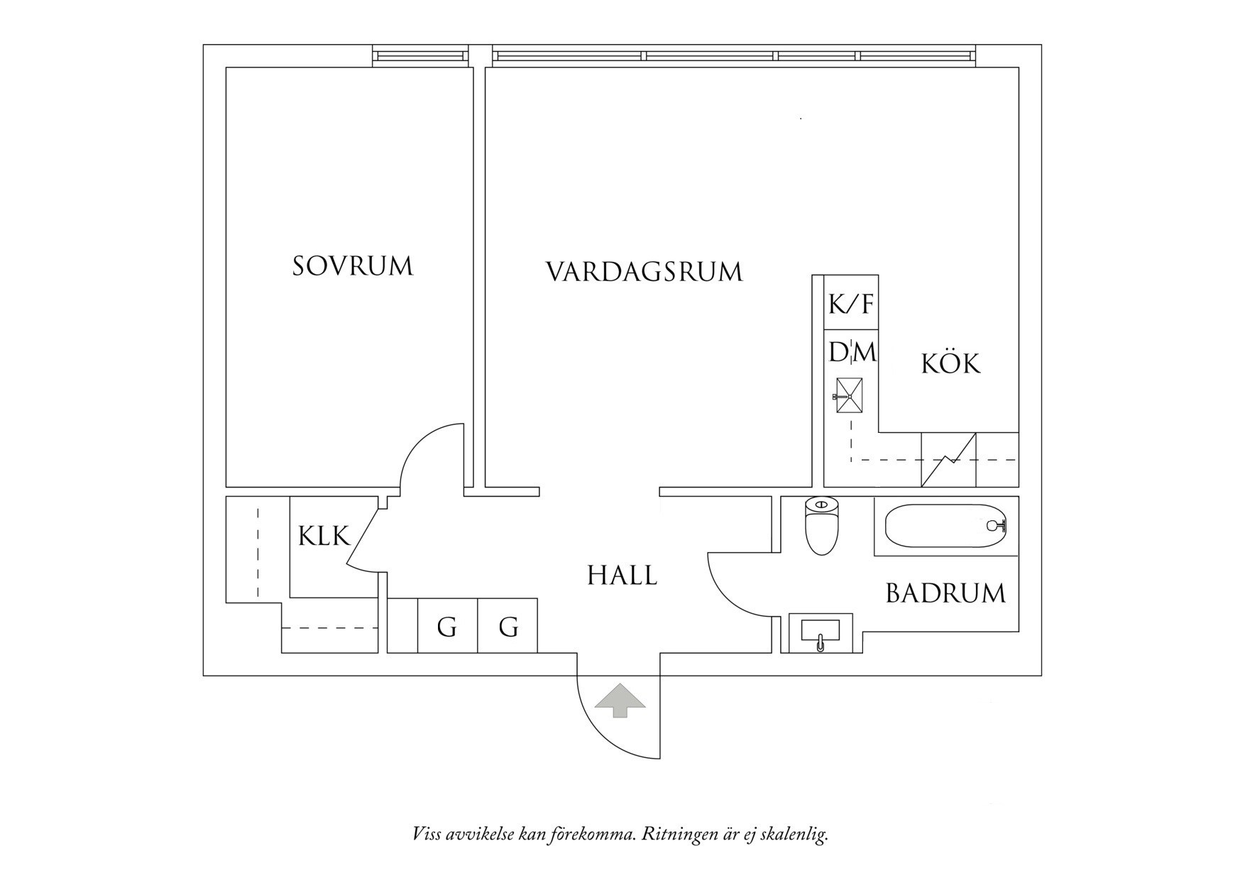 Planritning 1 Föreningsgatan 16C