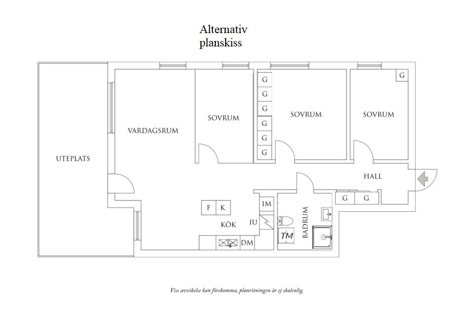 Planritning 2 Sjöbackevägen 28