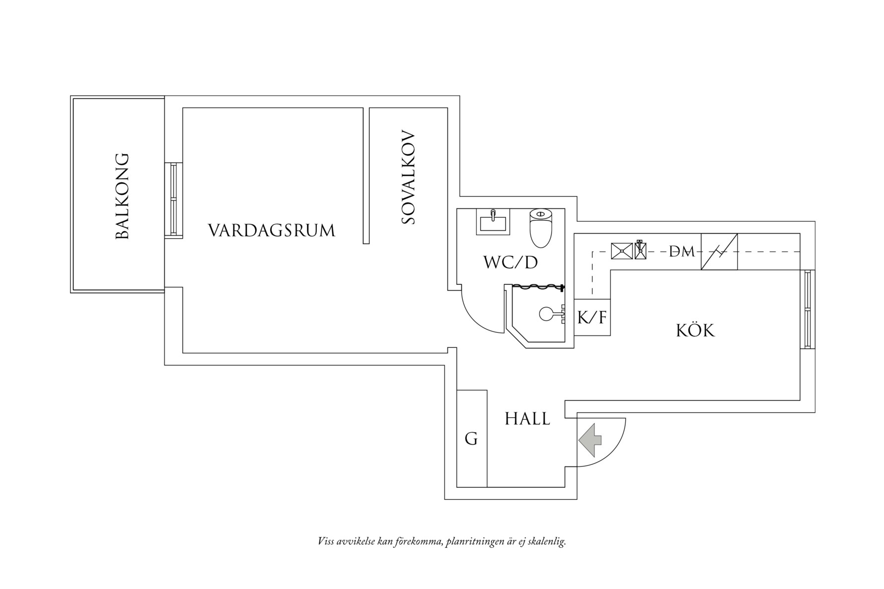 Planritning 1 Råstensgatan 40C