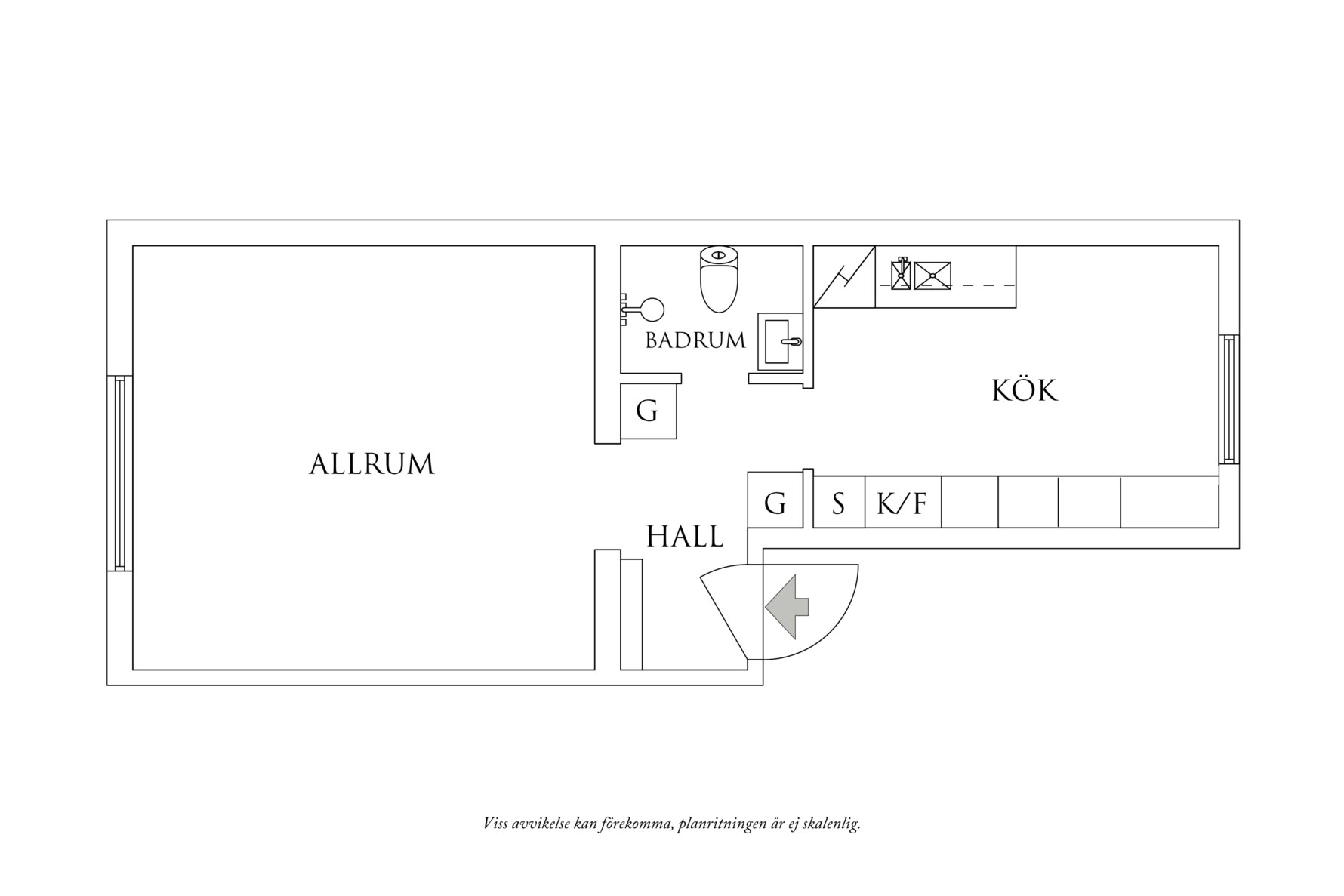 Planritning 1 Hökegårdsgatan 14A