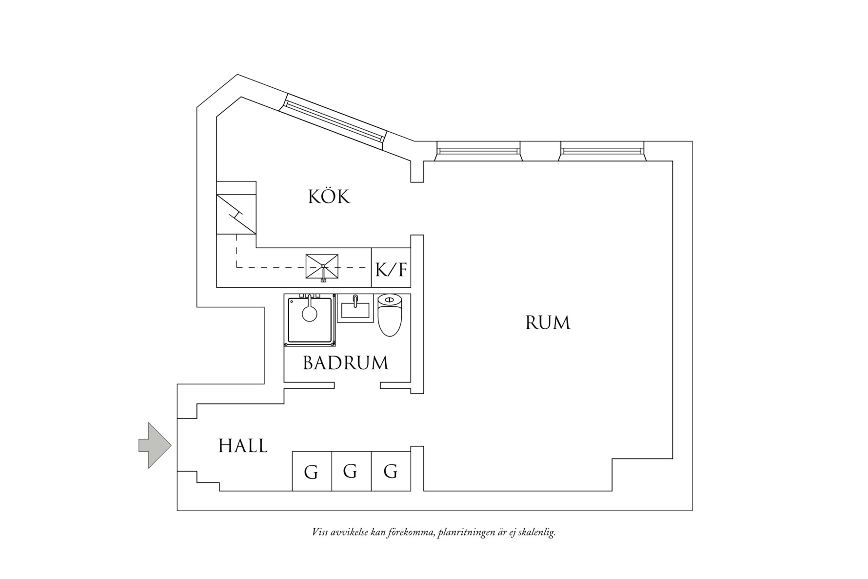 Planritning 1 Skanstorget 3B