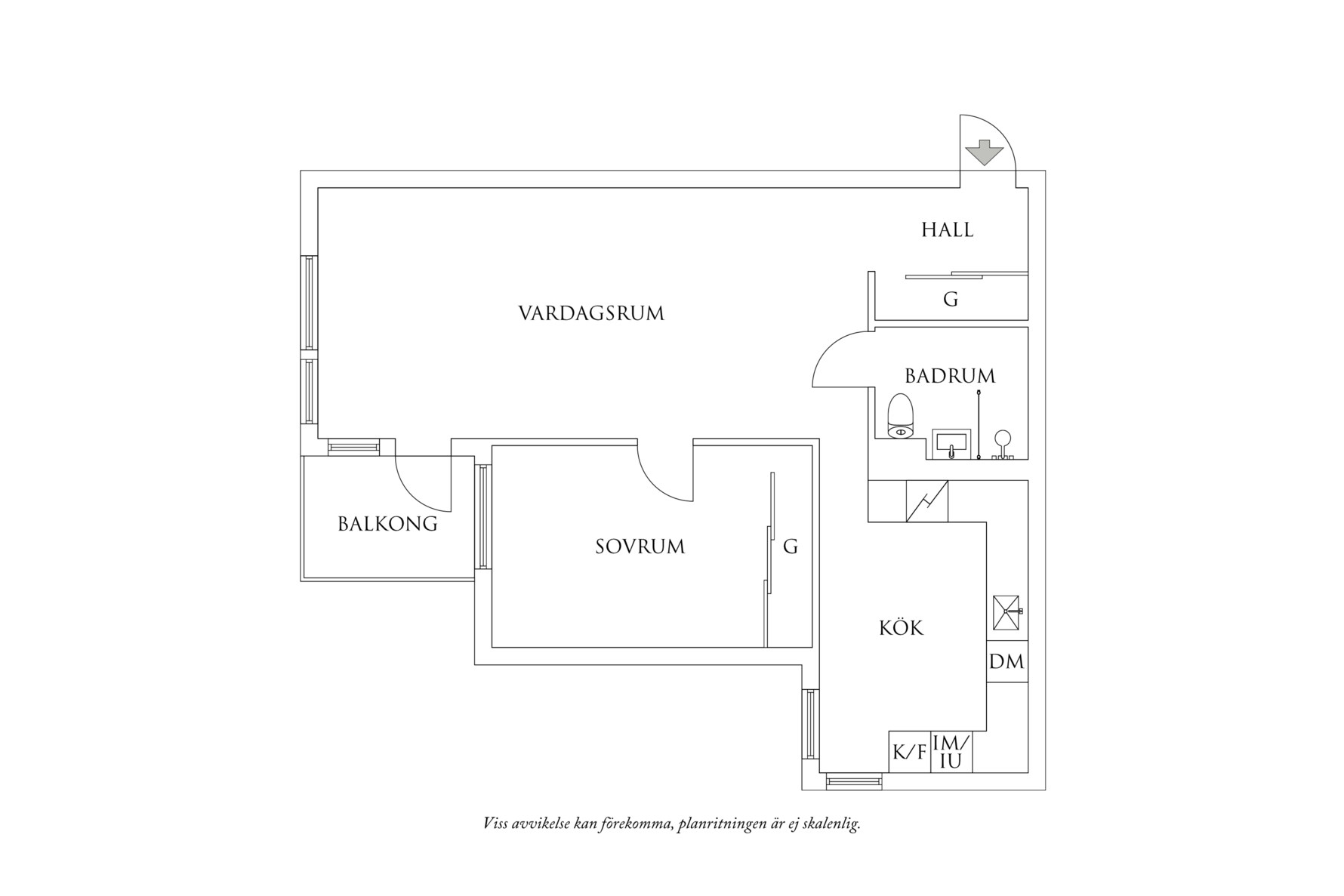 Planritning 1 Föreningsgatan 1A