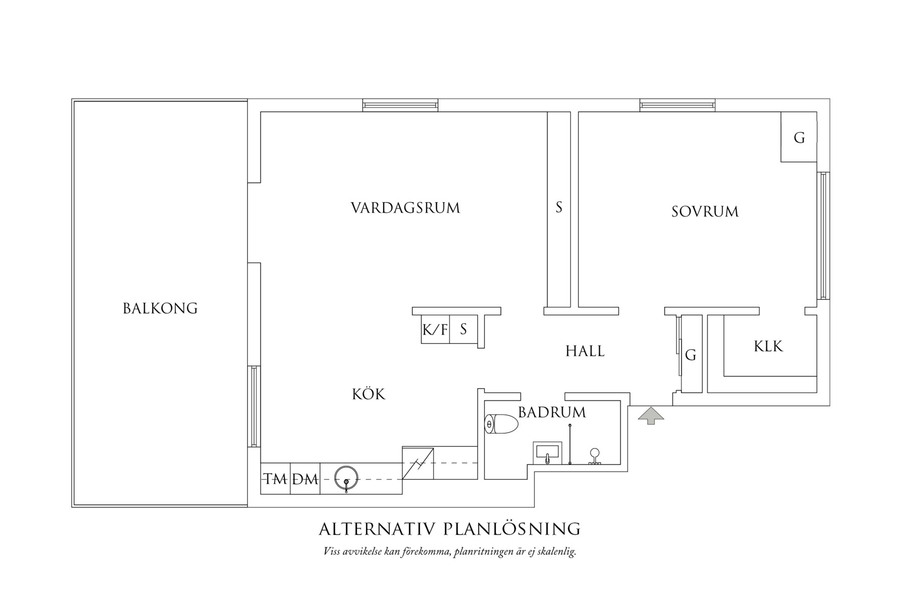 Planritning 2 Utlandagatan 16