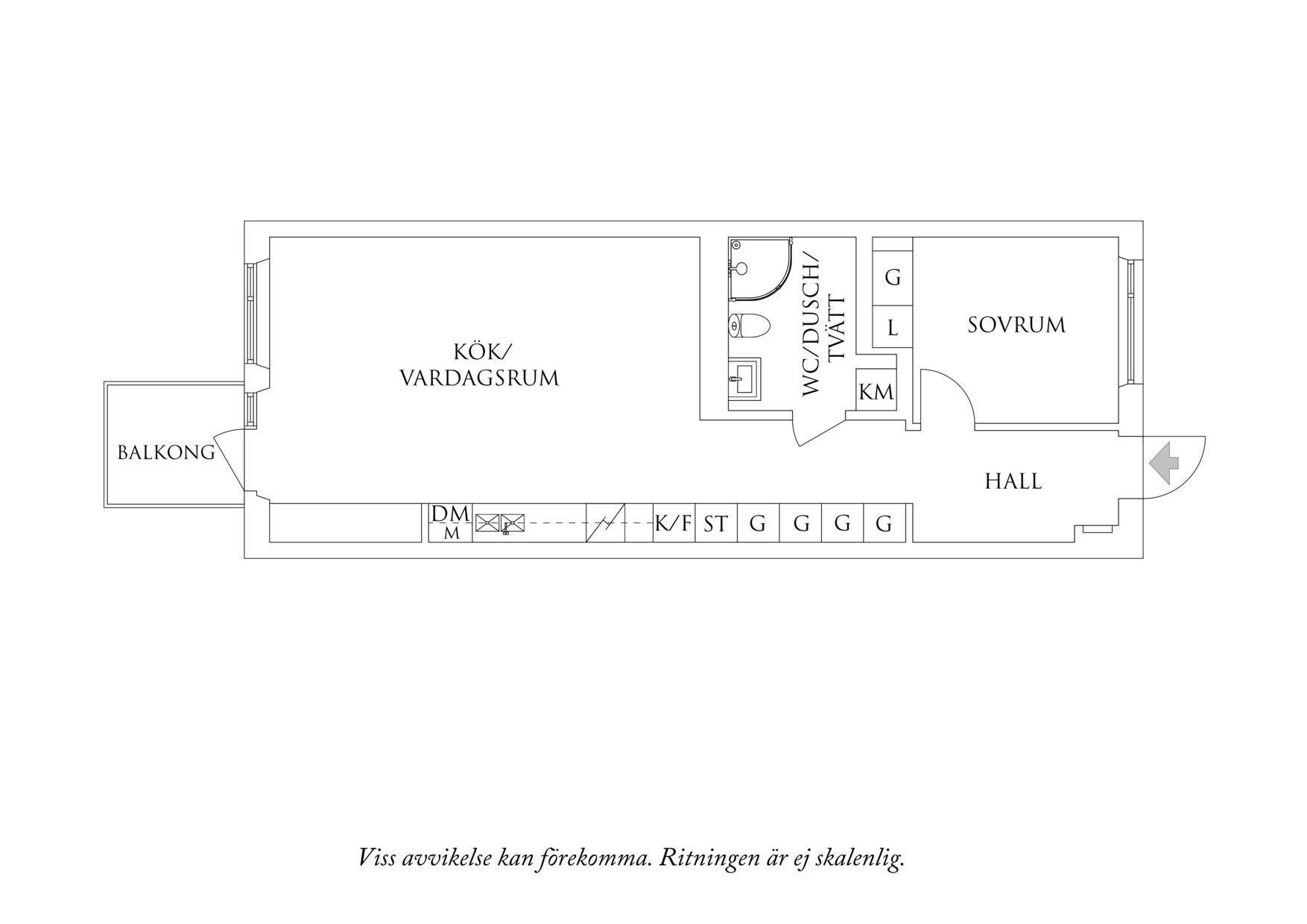 Planritning 1 Ebbe Lieberathsgatan 16A