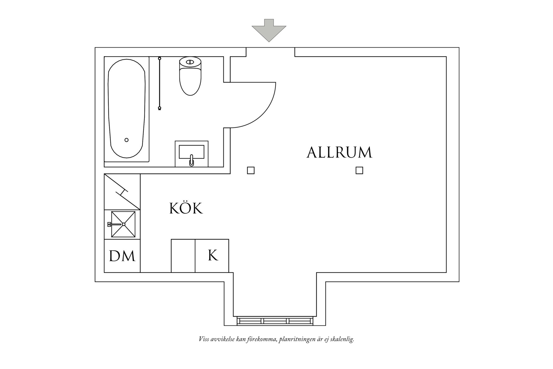 Planritning 1 Vädursgatan 1