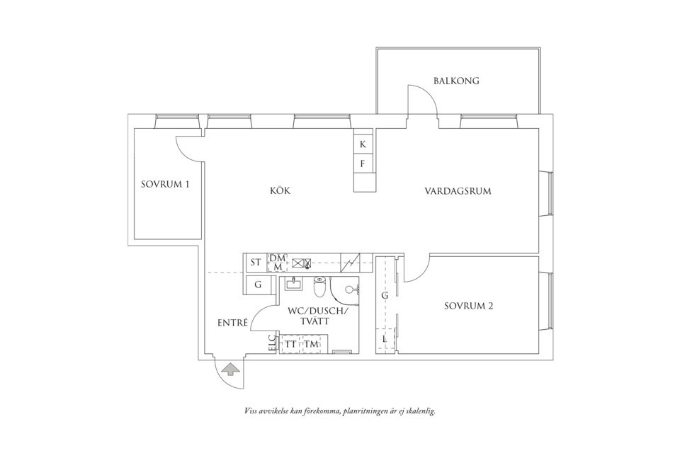 Planritning 1 Uggleberget 12