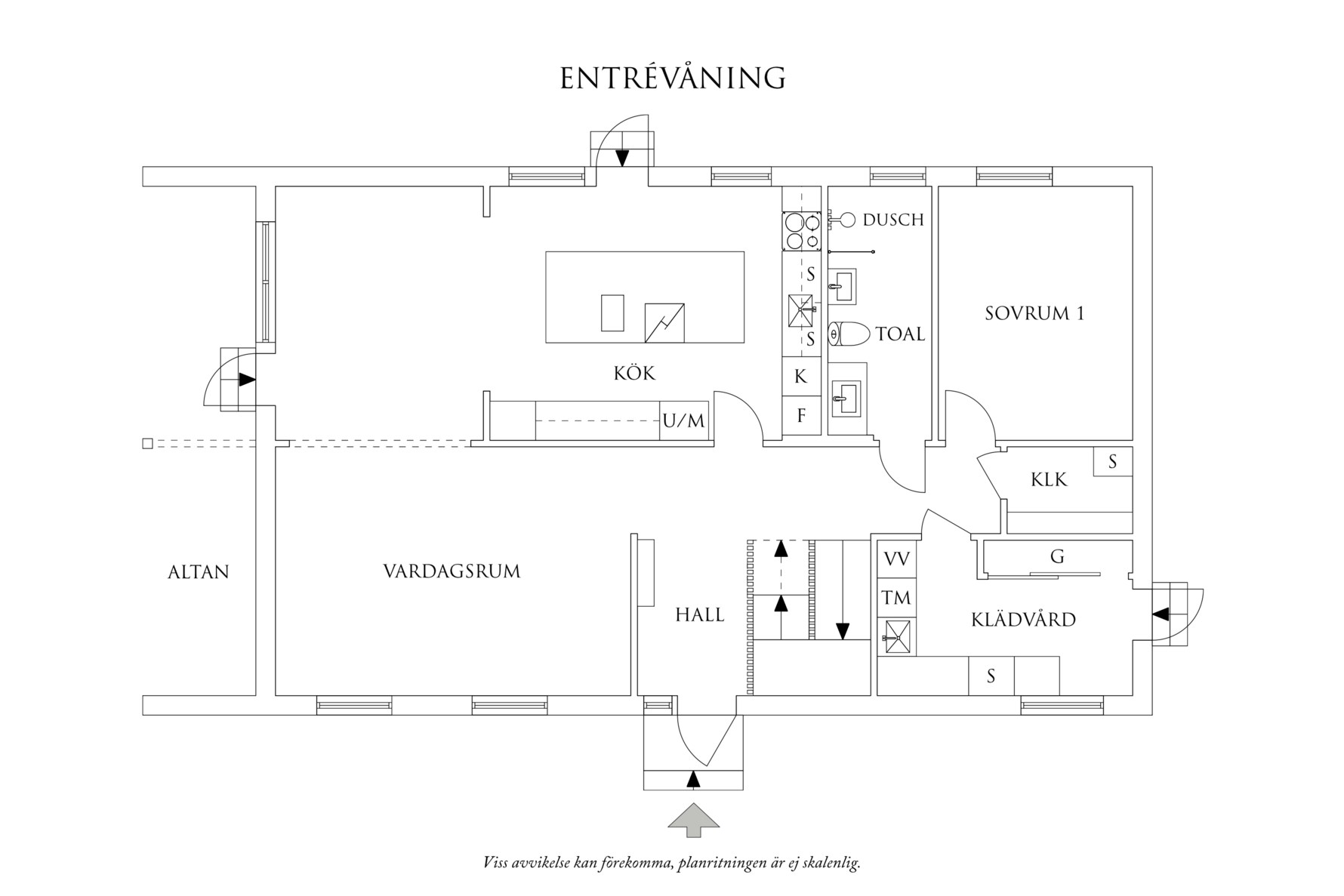 Planritning 1 Skäddegatan 29