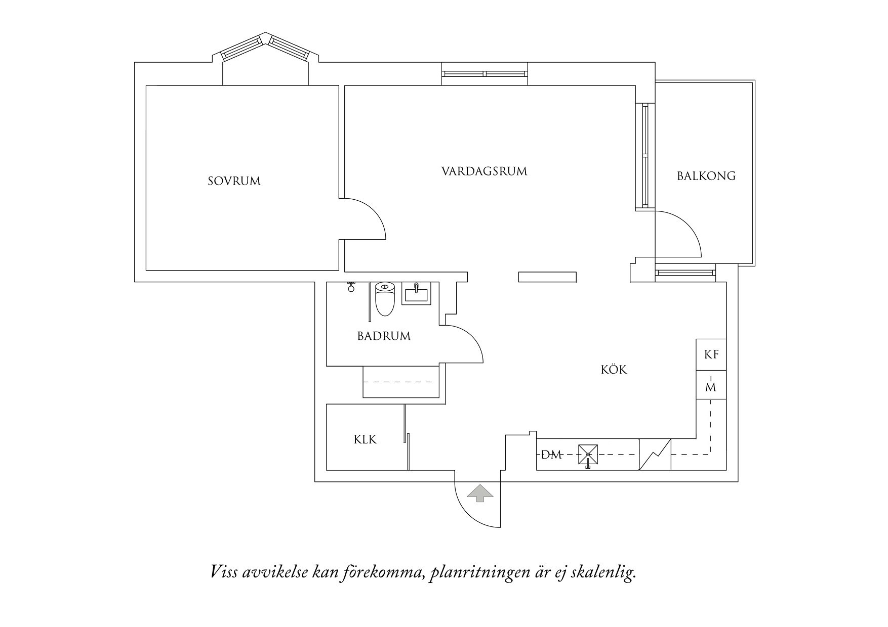 Planritning 1 Liljeforsgatan 28