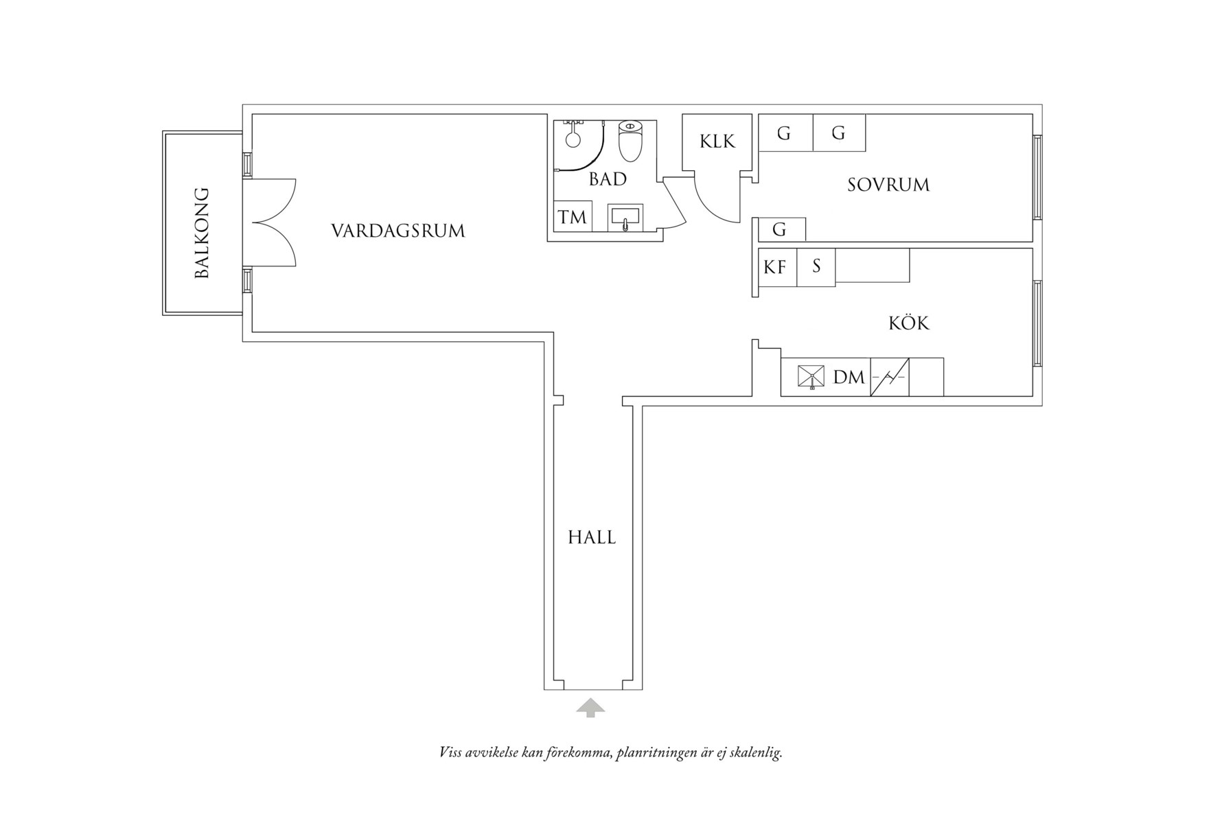 Planritning 1 Gyllenkrooksgatan 1