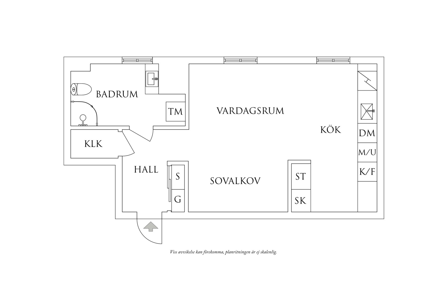 Planritning 1 Masthuggstorget 5