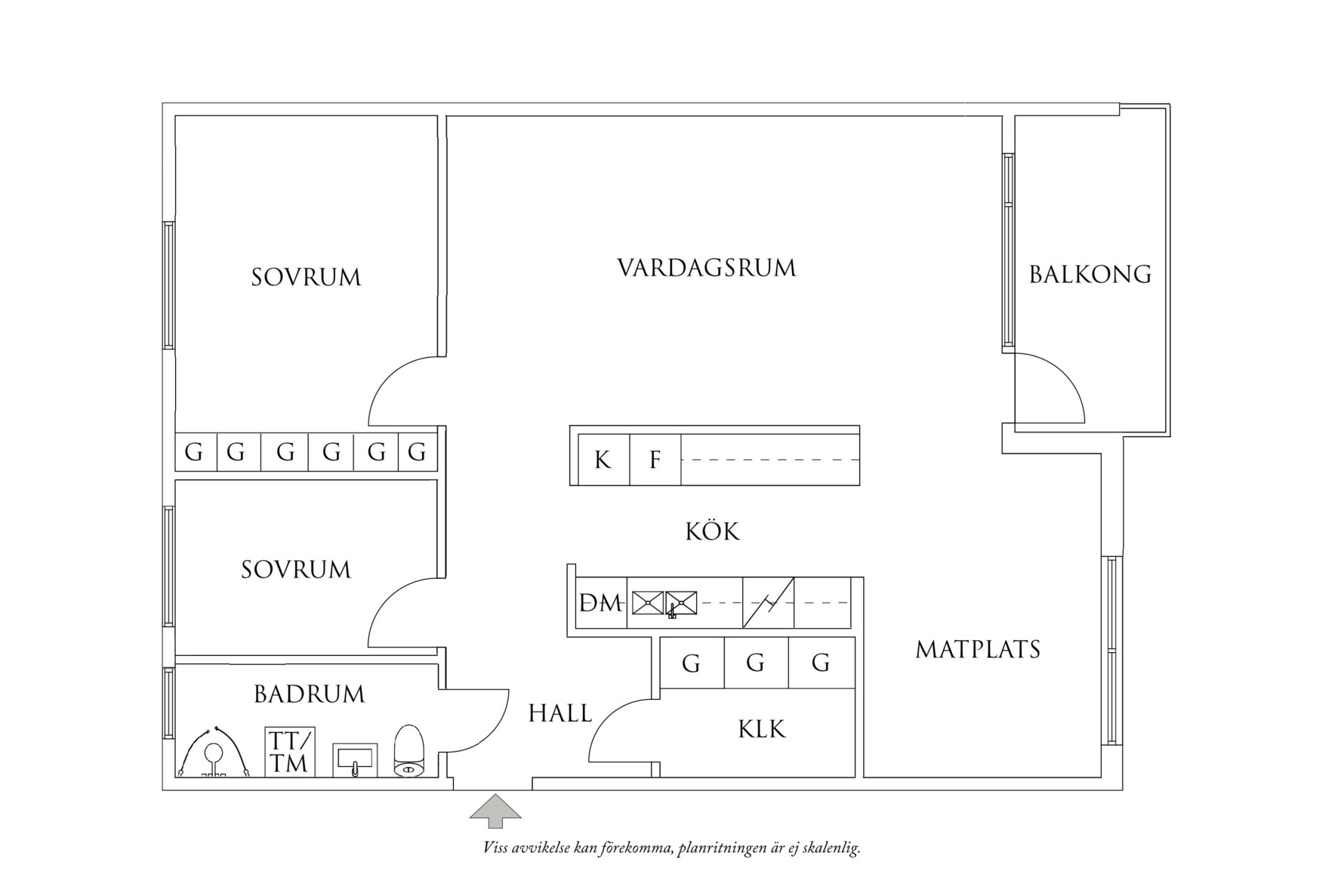Planritning 1 Varmblodsgatan 1A