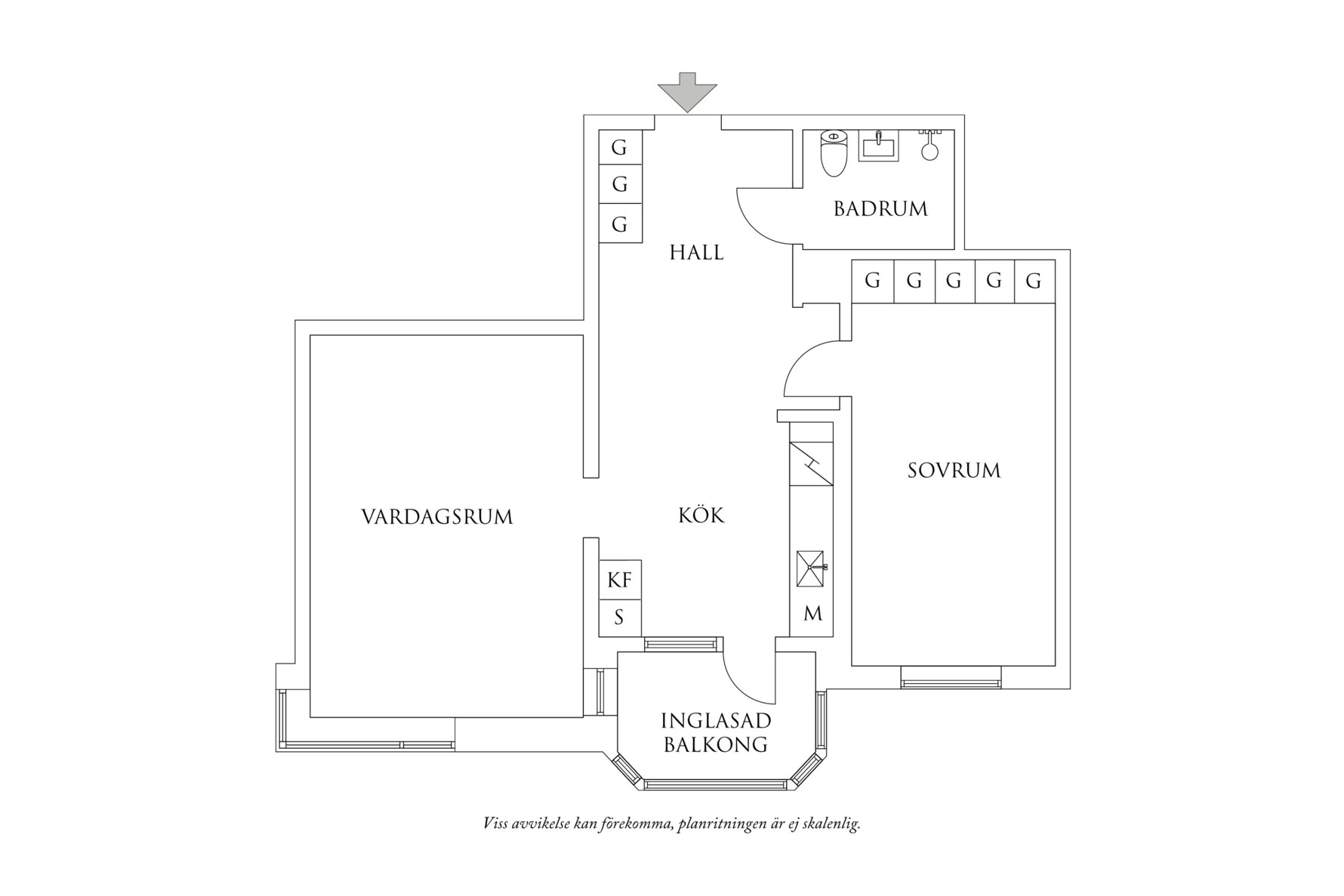 Planritning 1 Engelbrektsgatan 59