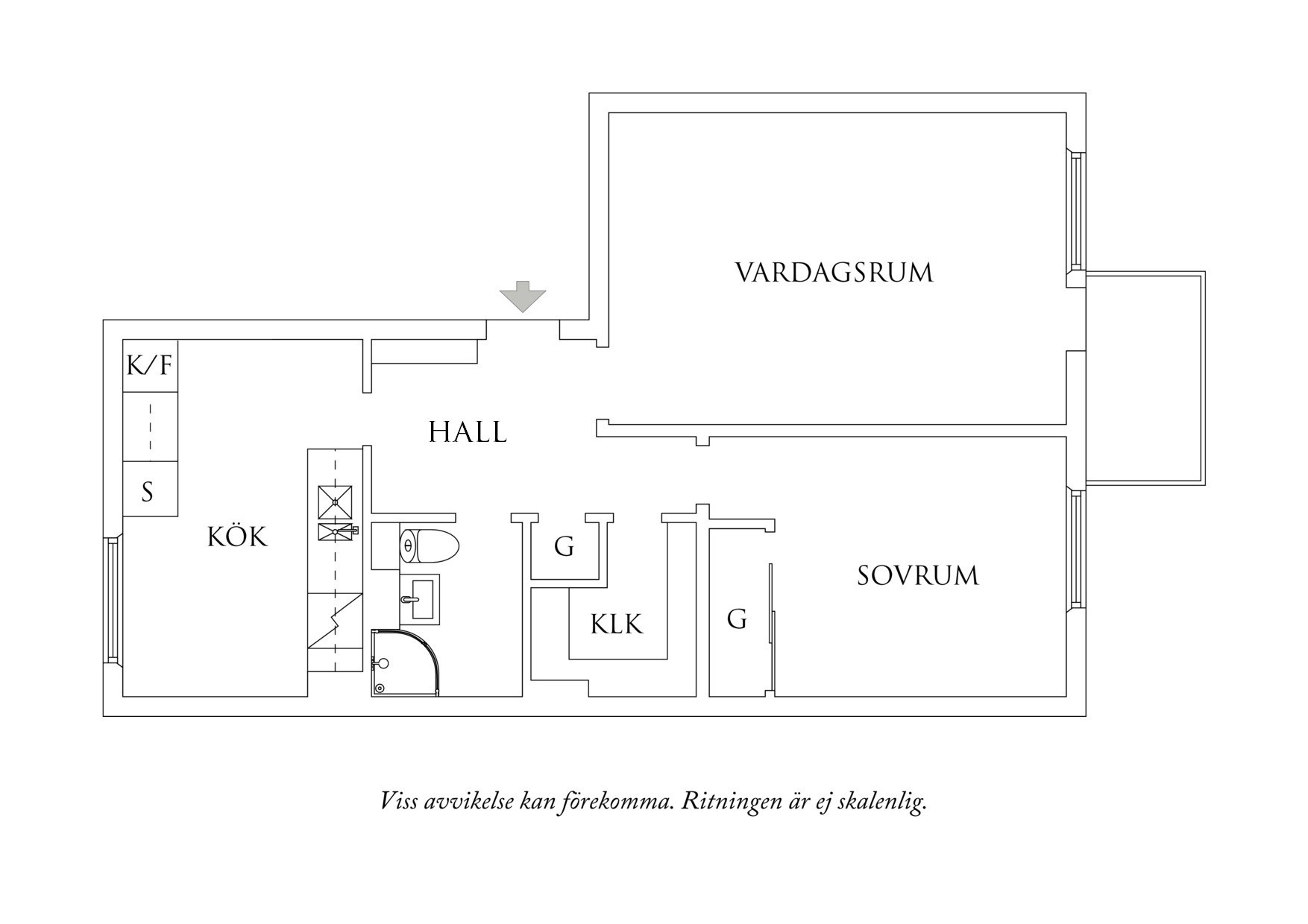 Planritning 1 Brynolfsgatan 1B