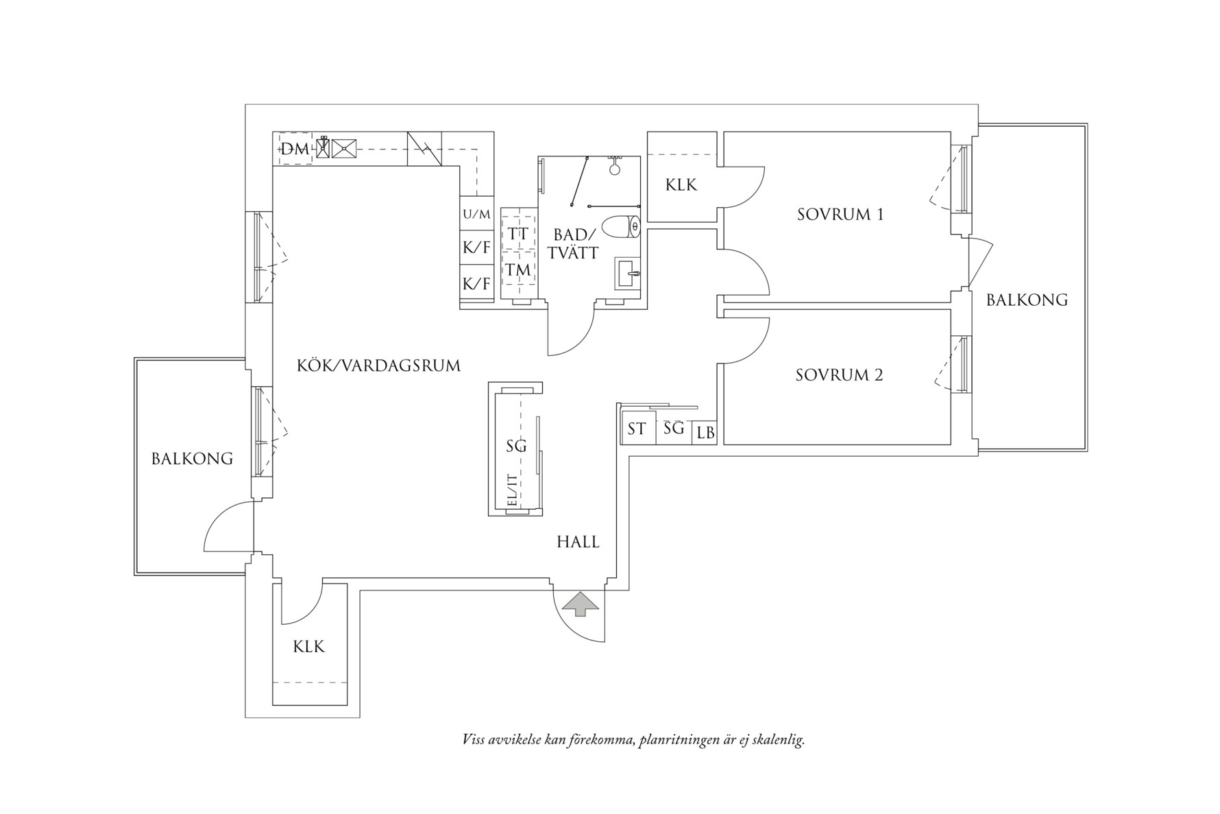 Planritning 1 Ebbe Lieberathsgatan 29B