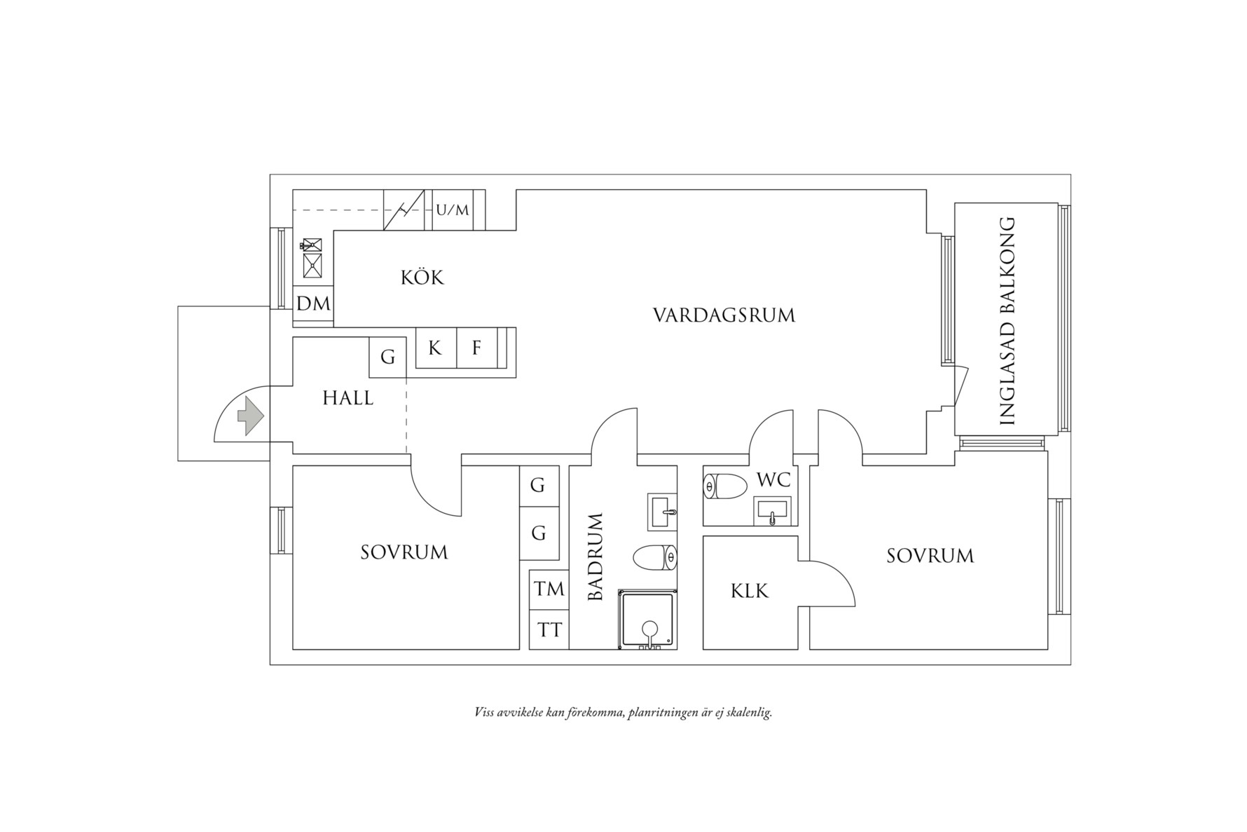 Planritning 1 Idrottsgatan 3