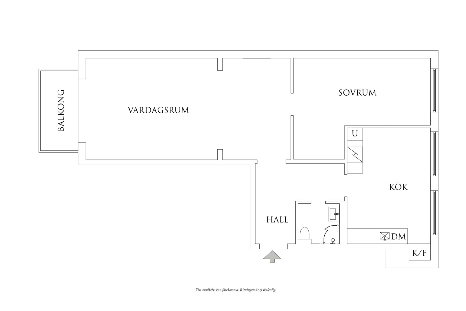 Planritning 1 Eklandagatan 41B