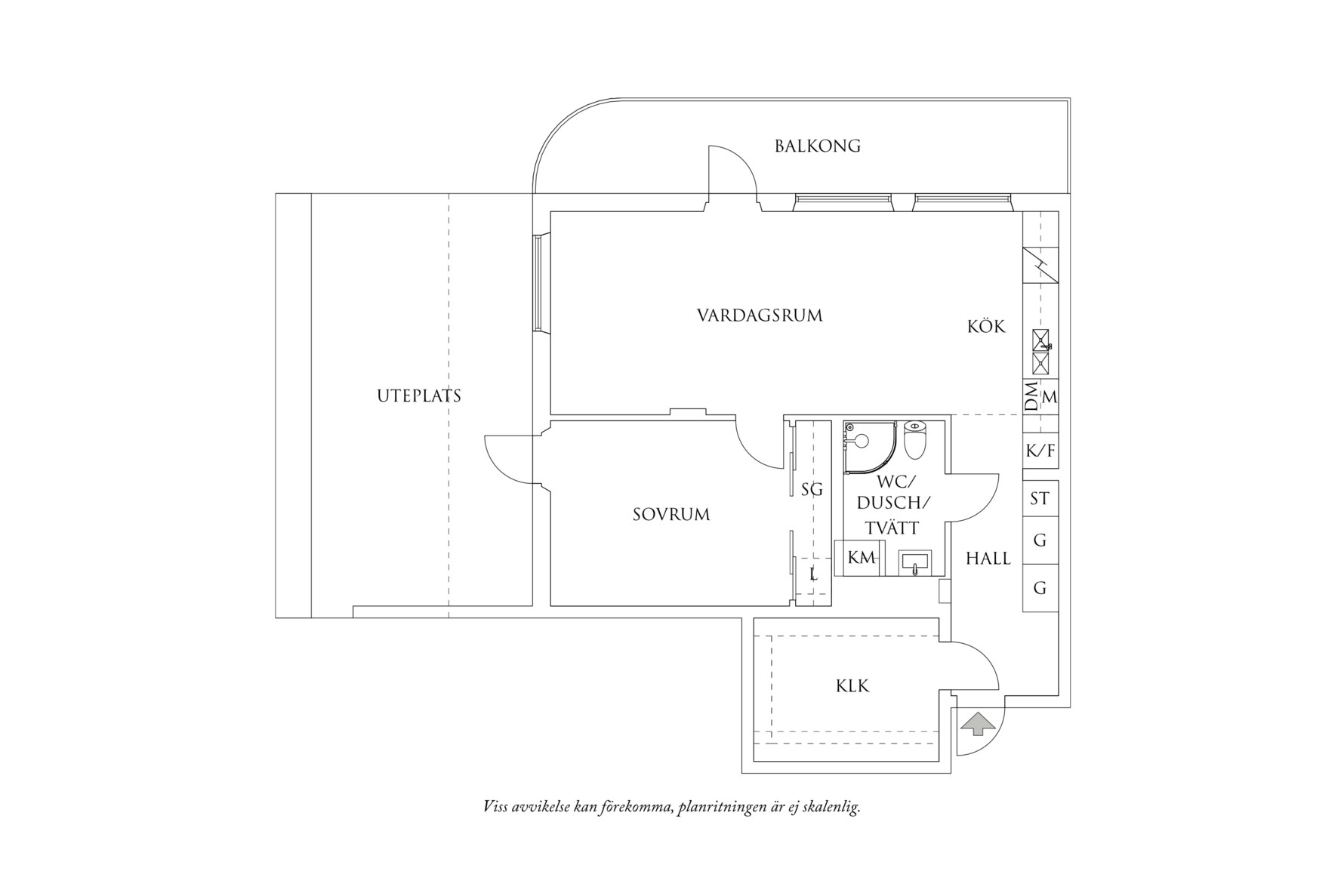 Planritning 1 Hedtångsvägen 23