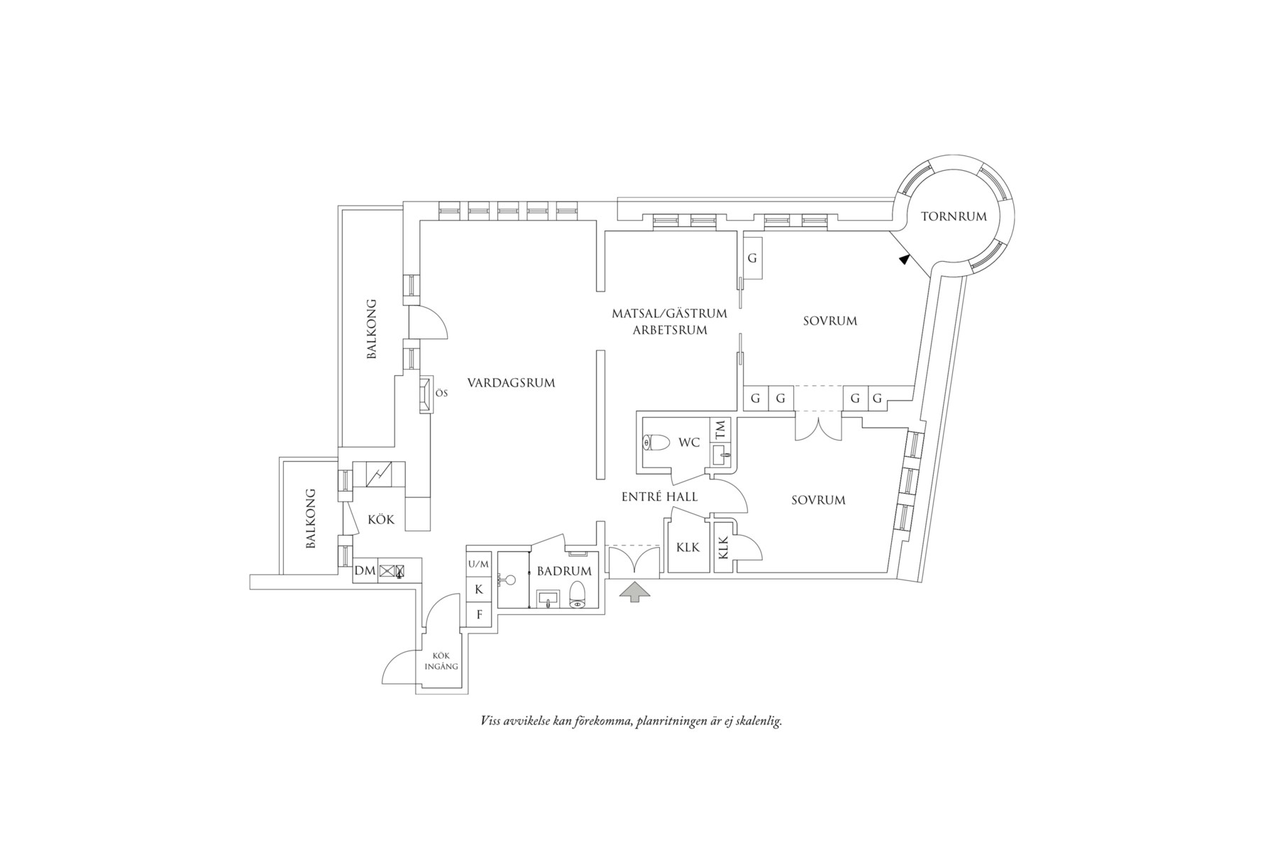 Planritning 1 Föreningsgatan 2