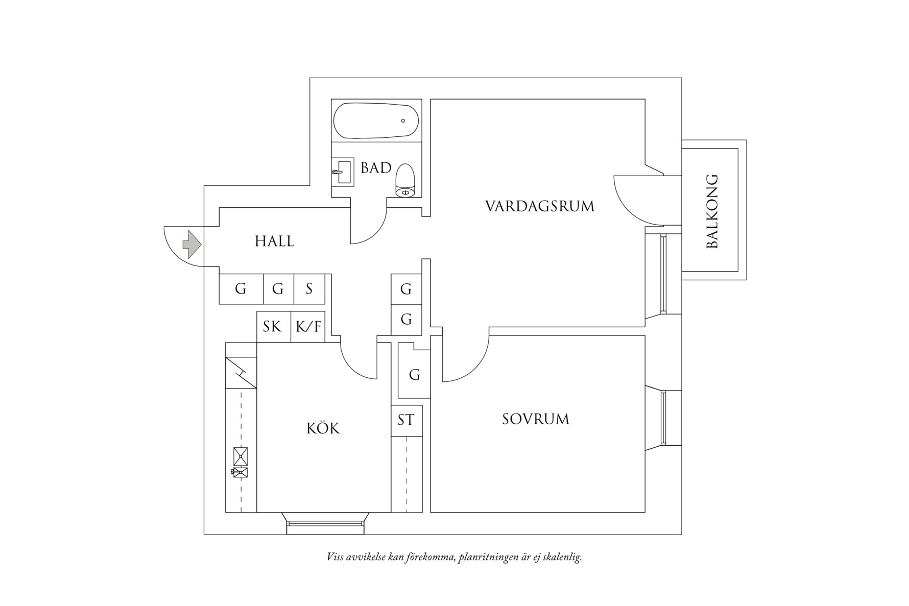 Planritning 1 Raketgatan 12