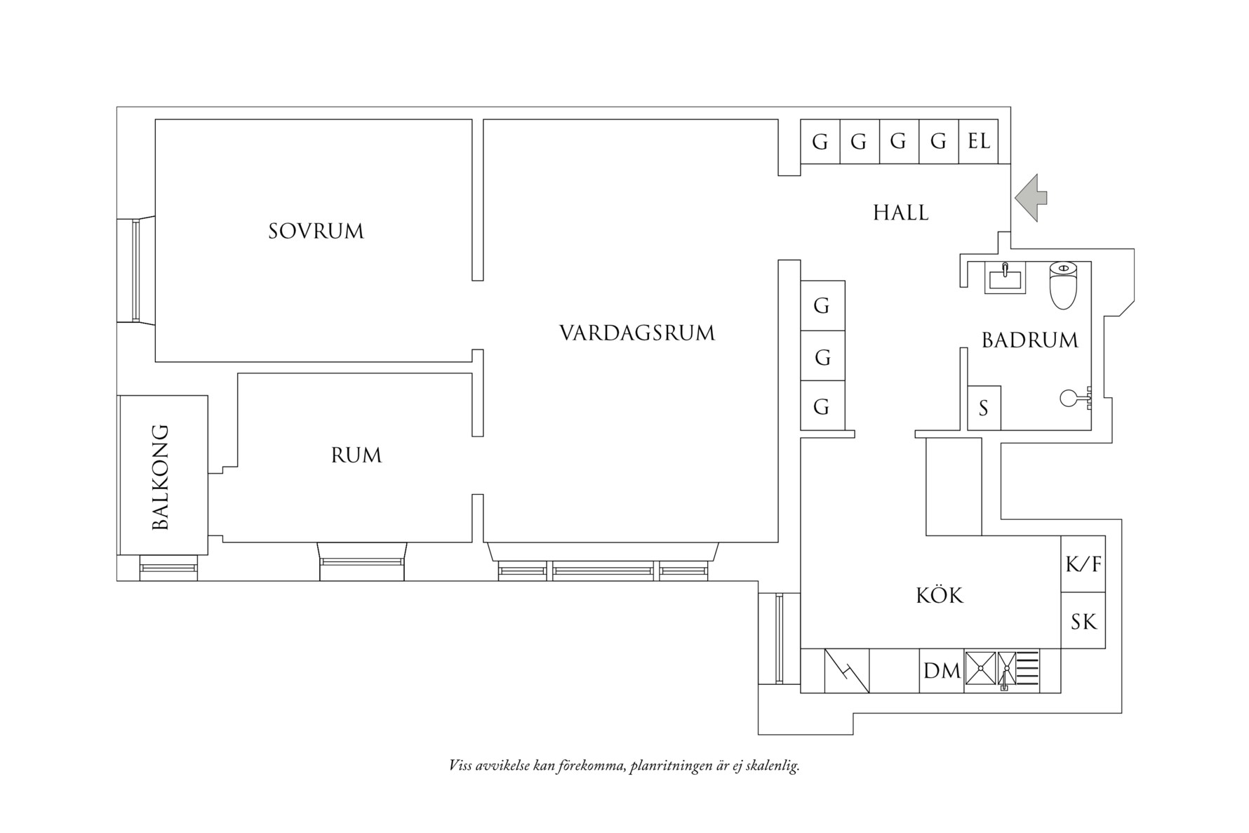 Planritning 1 Raketgatan 13