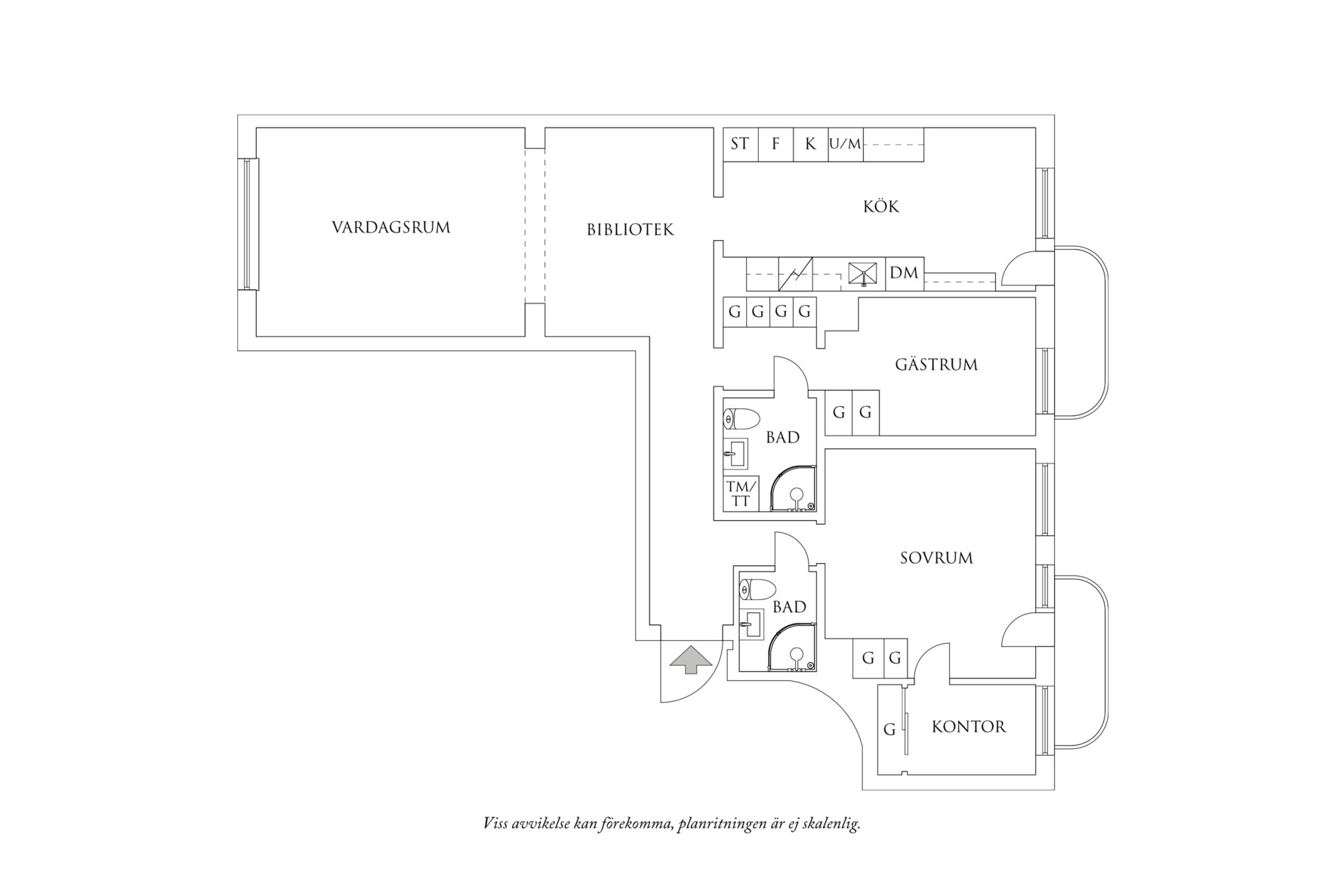 Planritning 1 Ålandsgatan 3