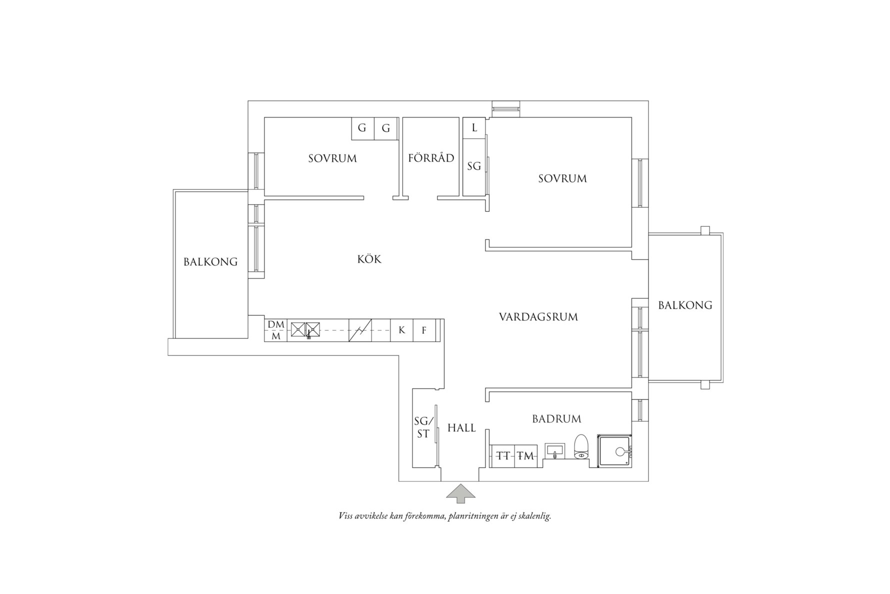 Planritning 1 Övre Sanatoriegatan 28