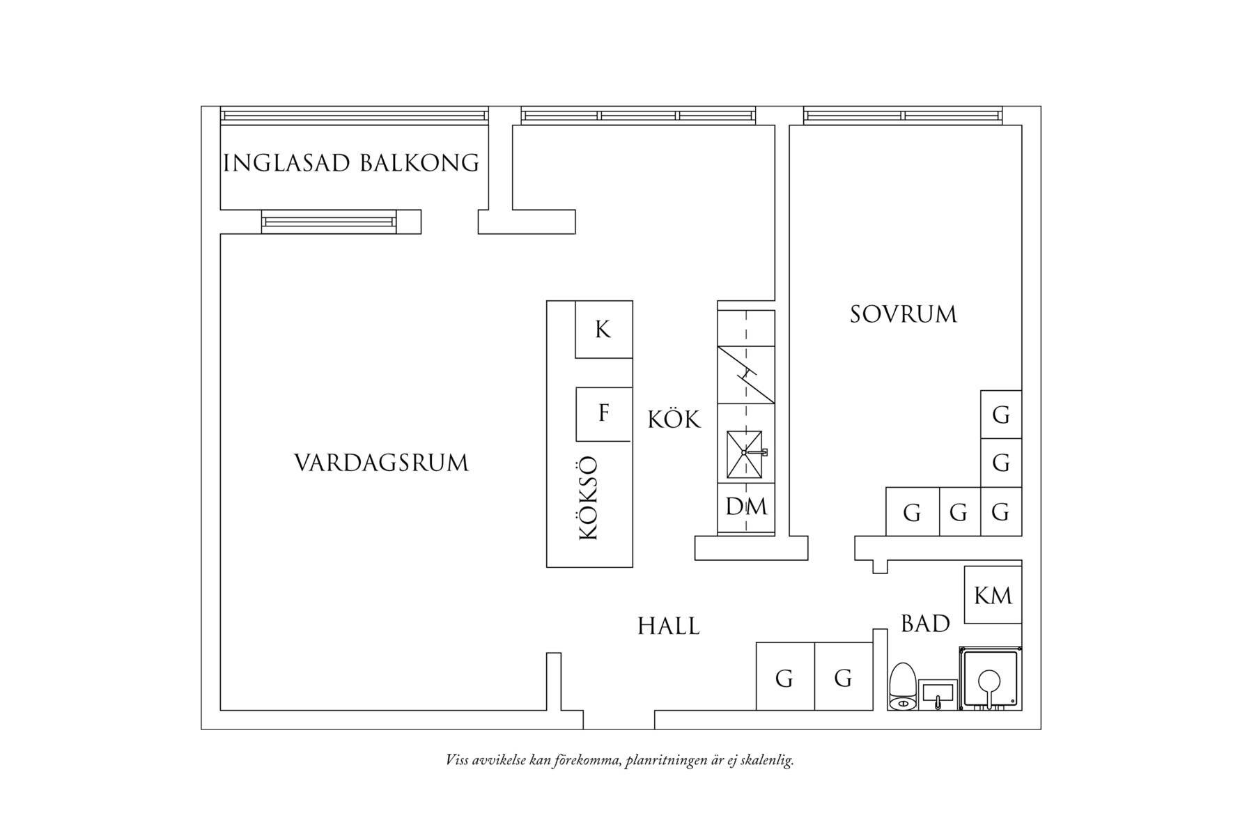 Planritning 1 Vaktmästaregången 8