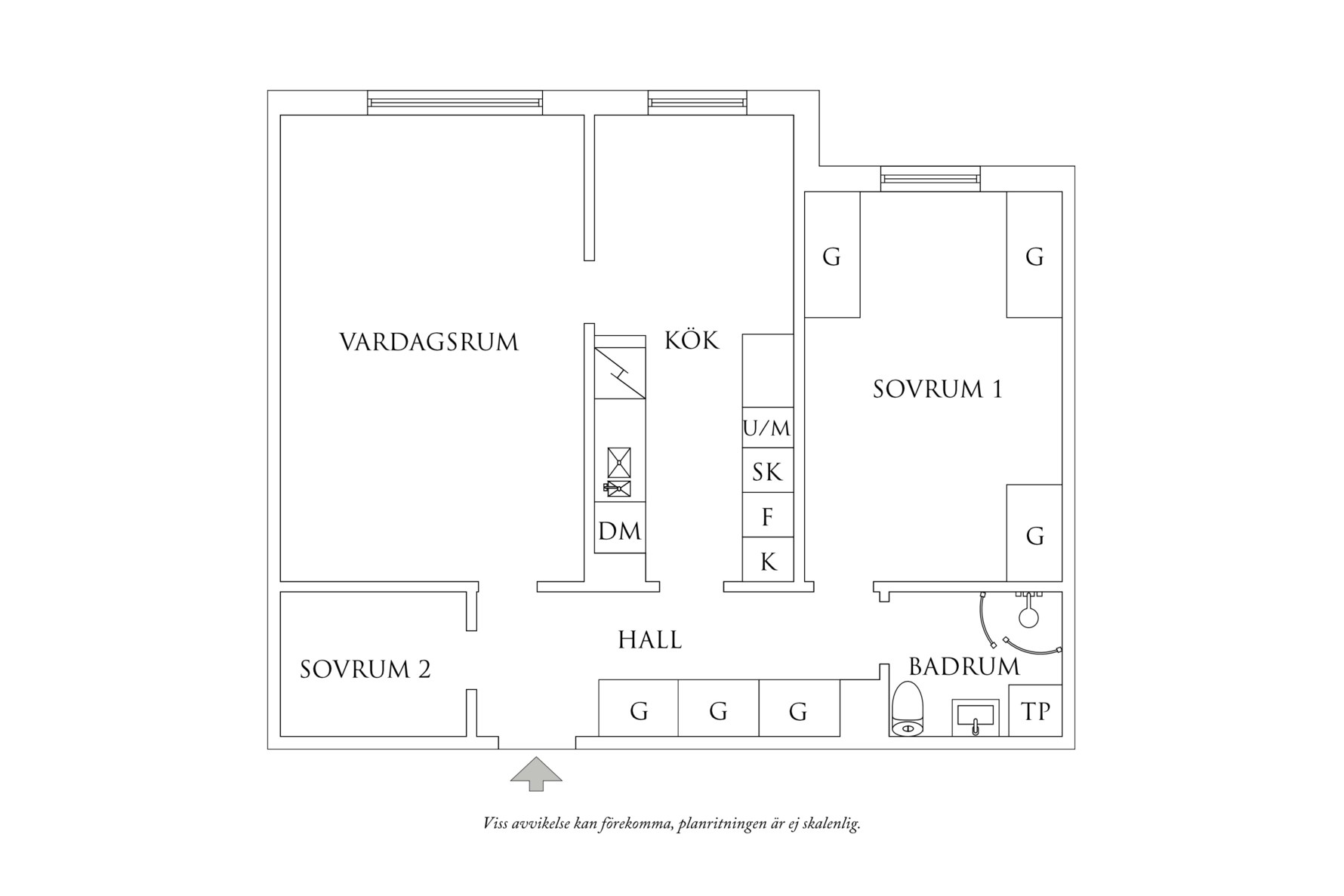 Planritning 1 Sveagatan 9